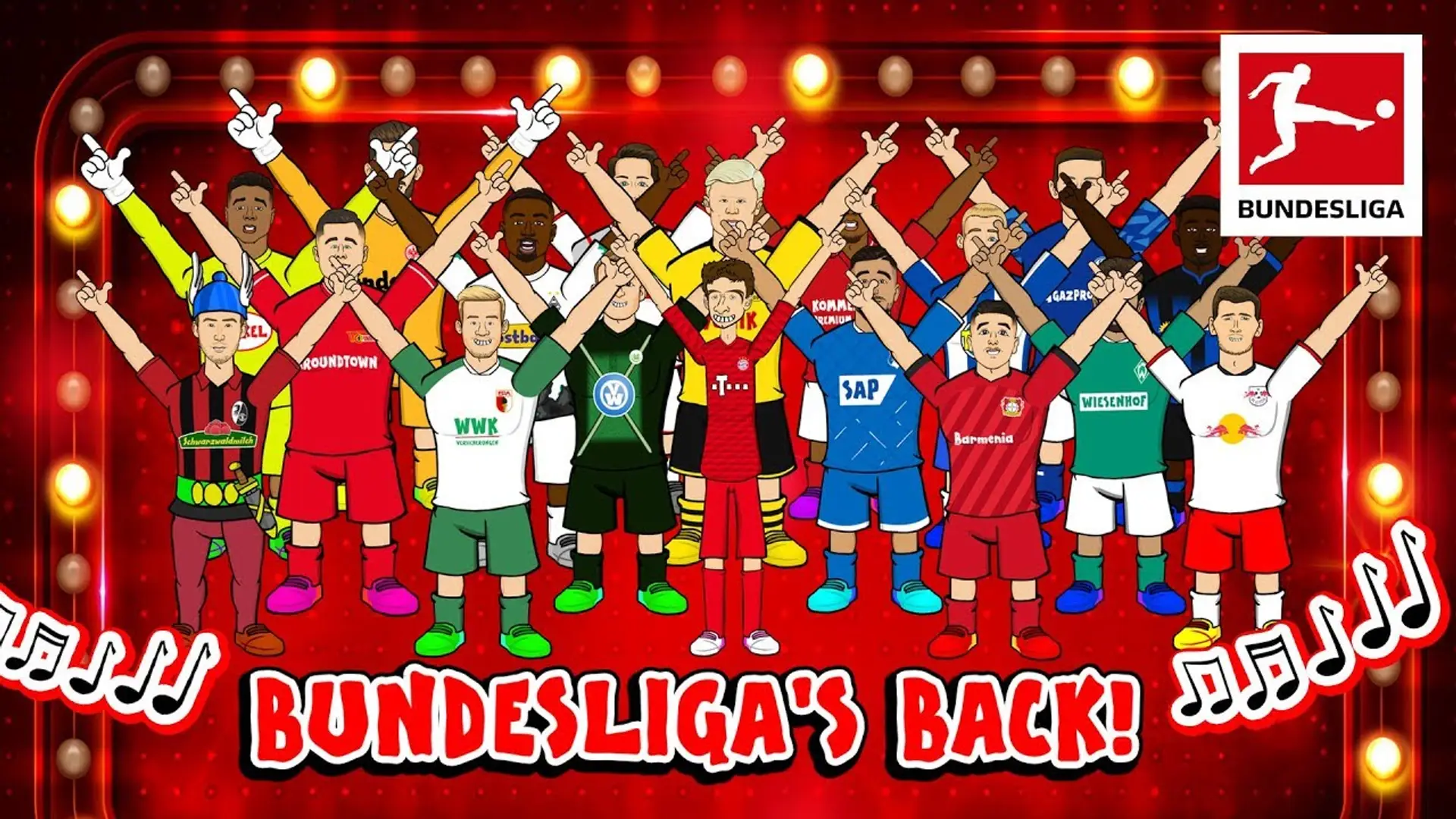 Finde dich in der deutschen Fußballwelt wieder: Die Bundesliga als Serie, die du ab der Mitte guckst