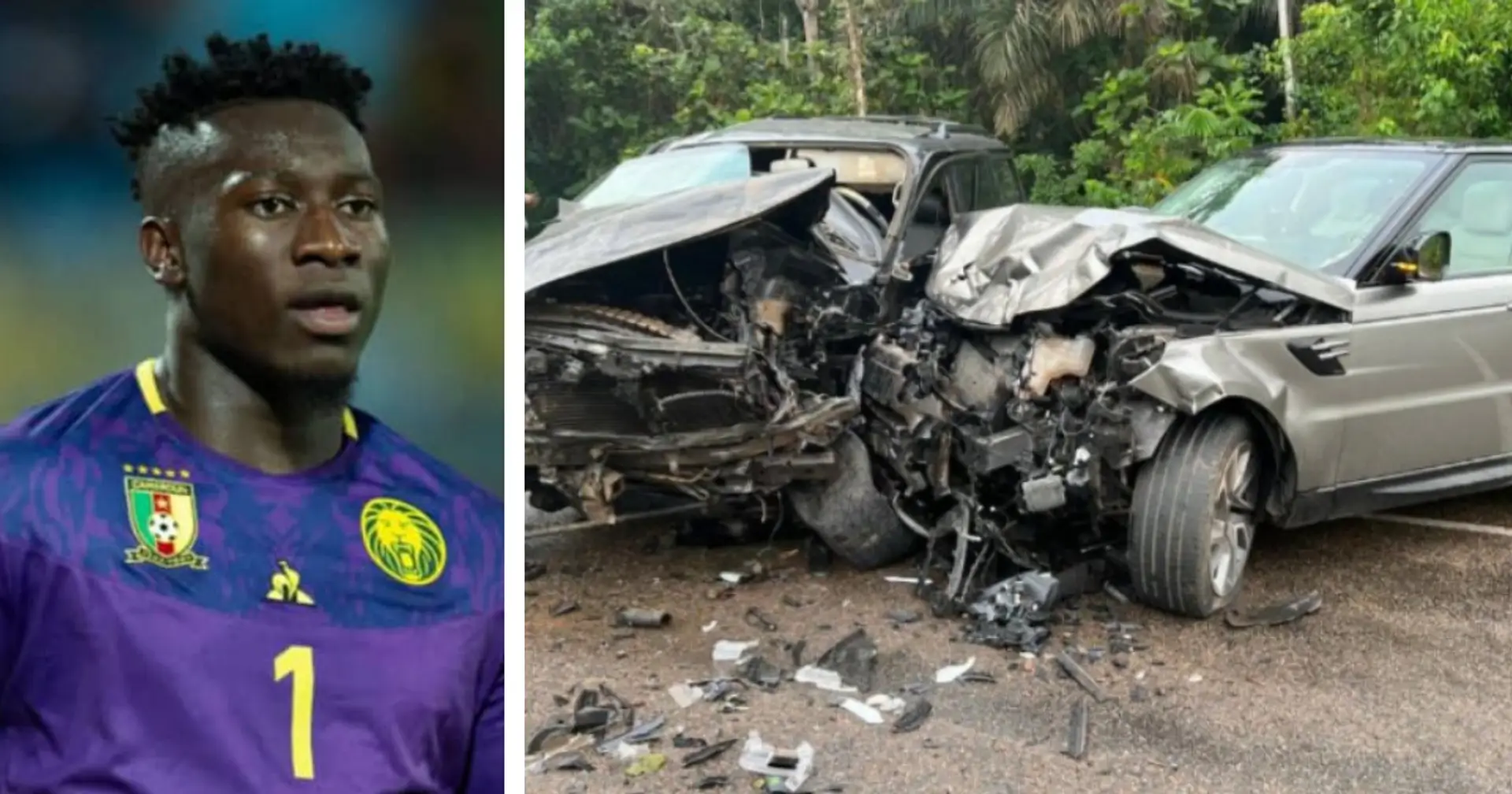 Ajax goalkeeper Andre Onana in 'nasty car crash' on way to Cameroon camp