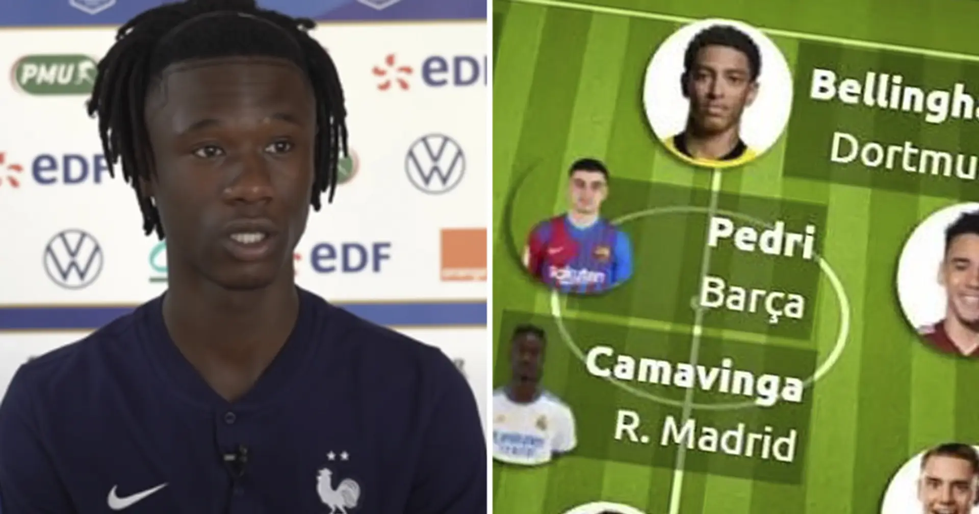 Camavinga in: Europe's best U18 squad unveiled