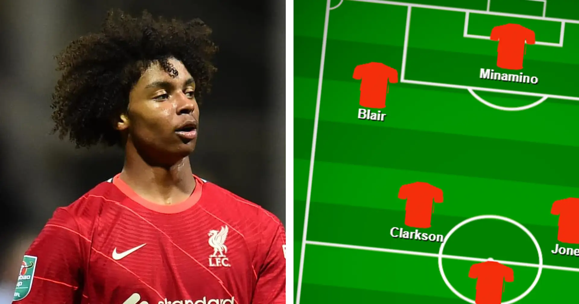 Youth and experience or just youth? Select your preferred Liverpool XI vs Shrewsbury from 2 options