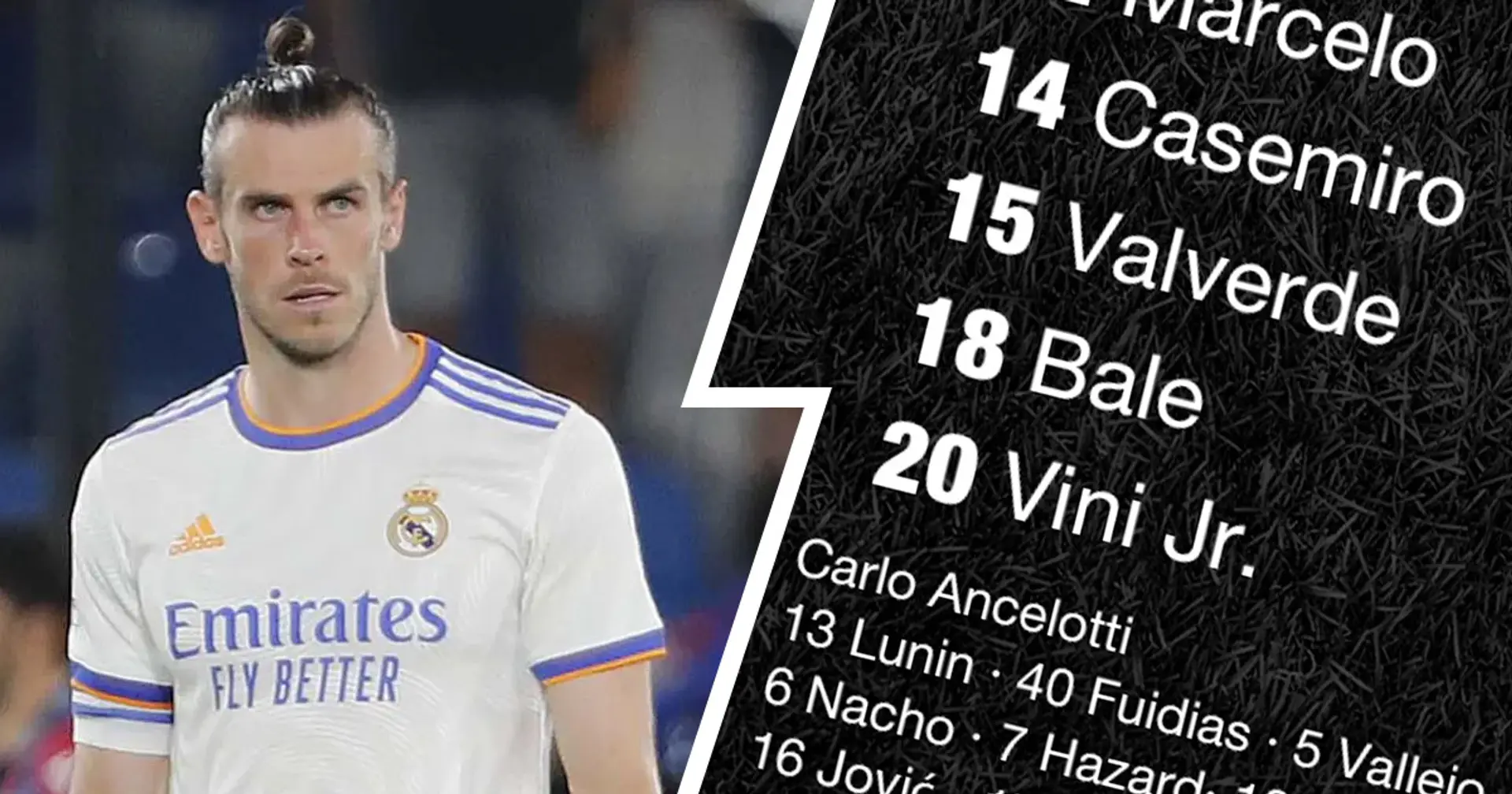 OFFICIAL: Bale in as Real Madrid XI vs Villarreal unveiled