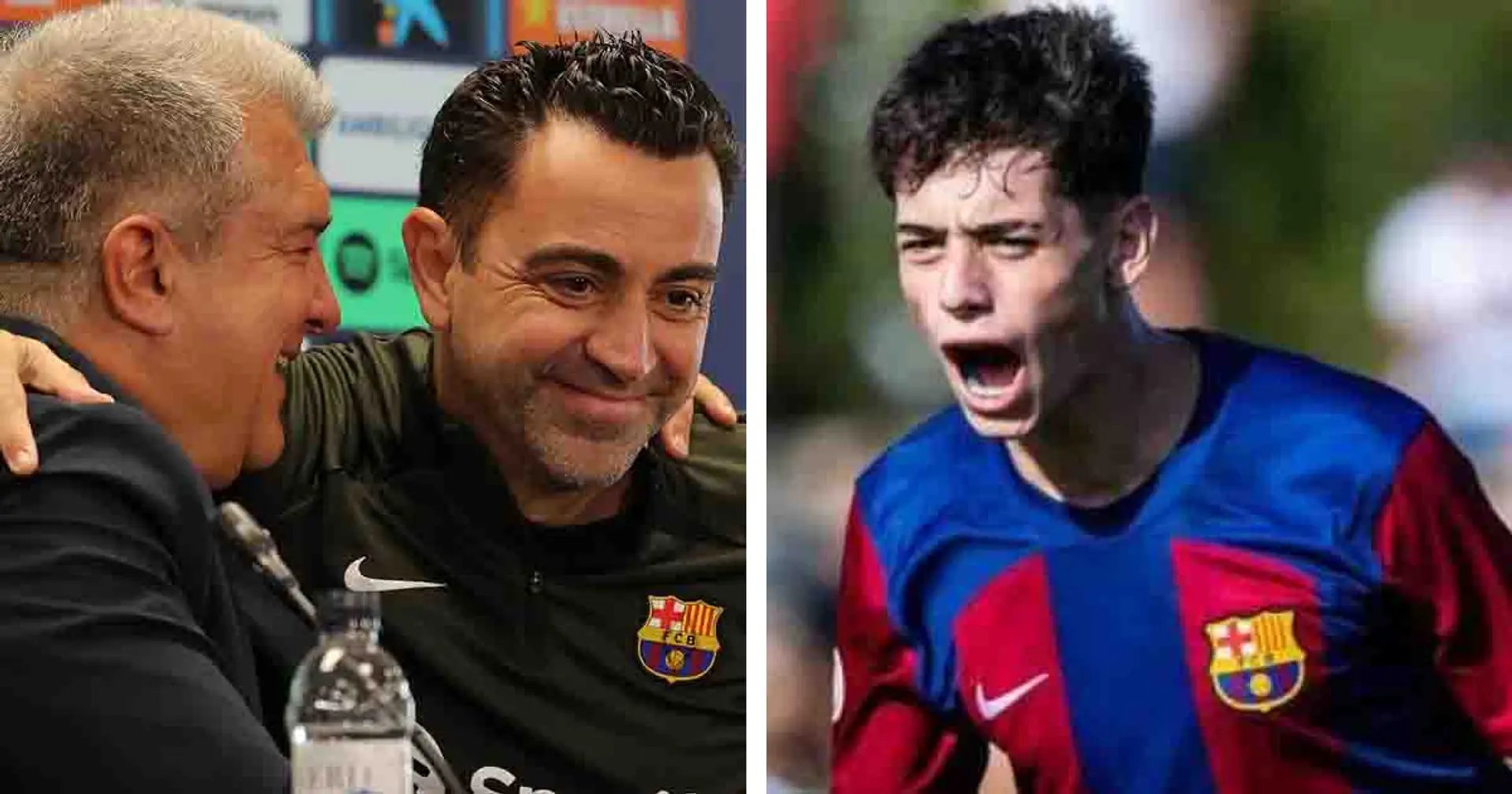 Barca negotiating to hand new contract to academy striker named as 'no. 9 of the future'
