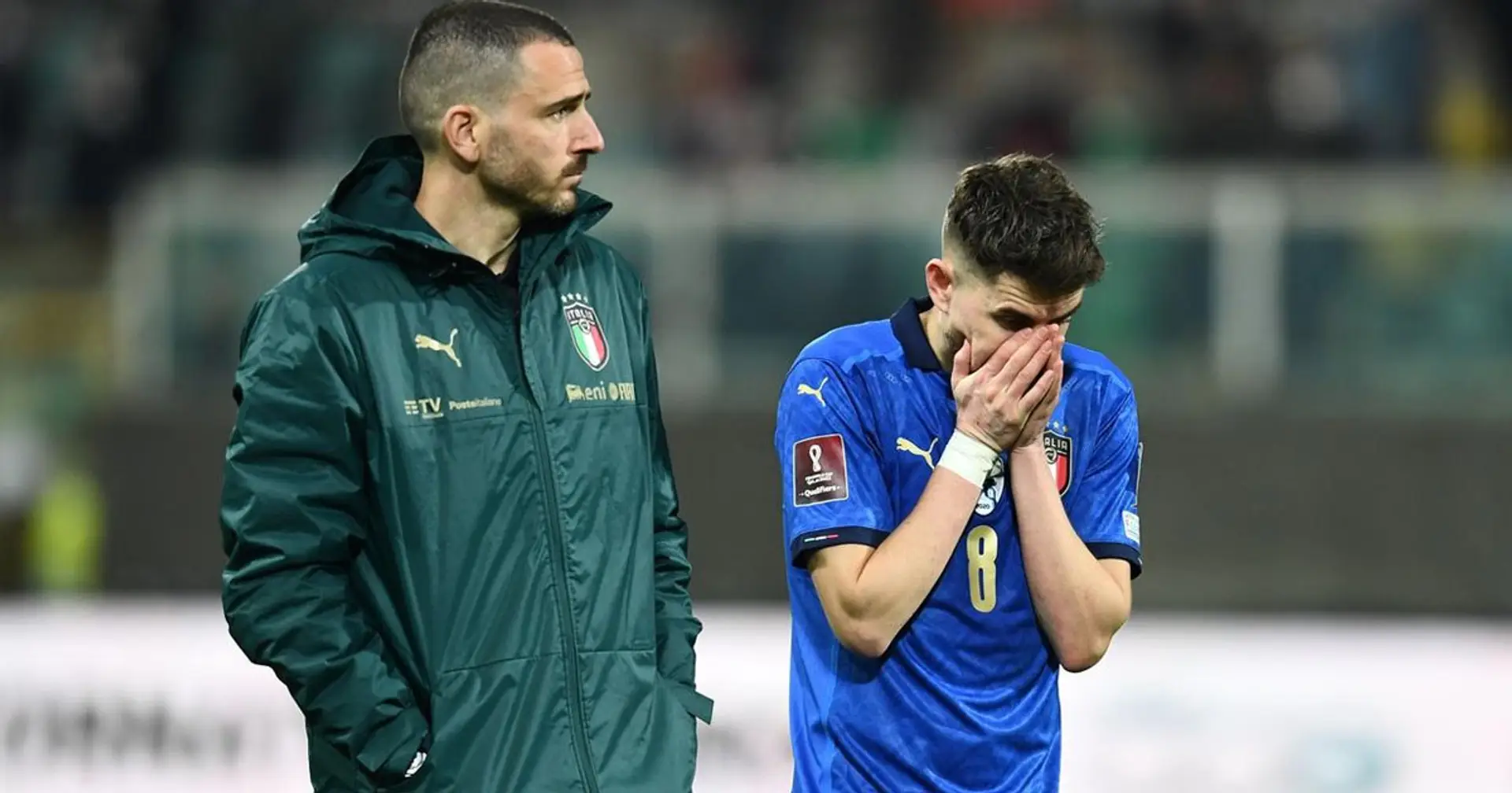 Jorginho & 2 more Italy players thinking about retirement after World Cup qualification embarrassment