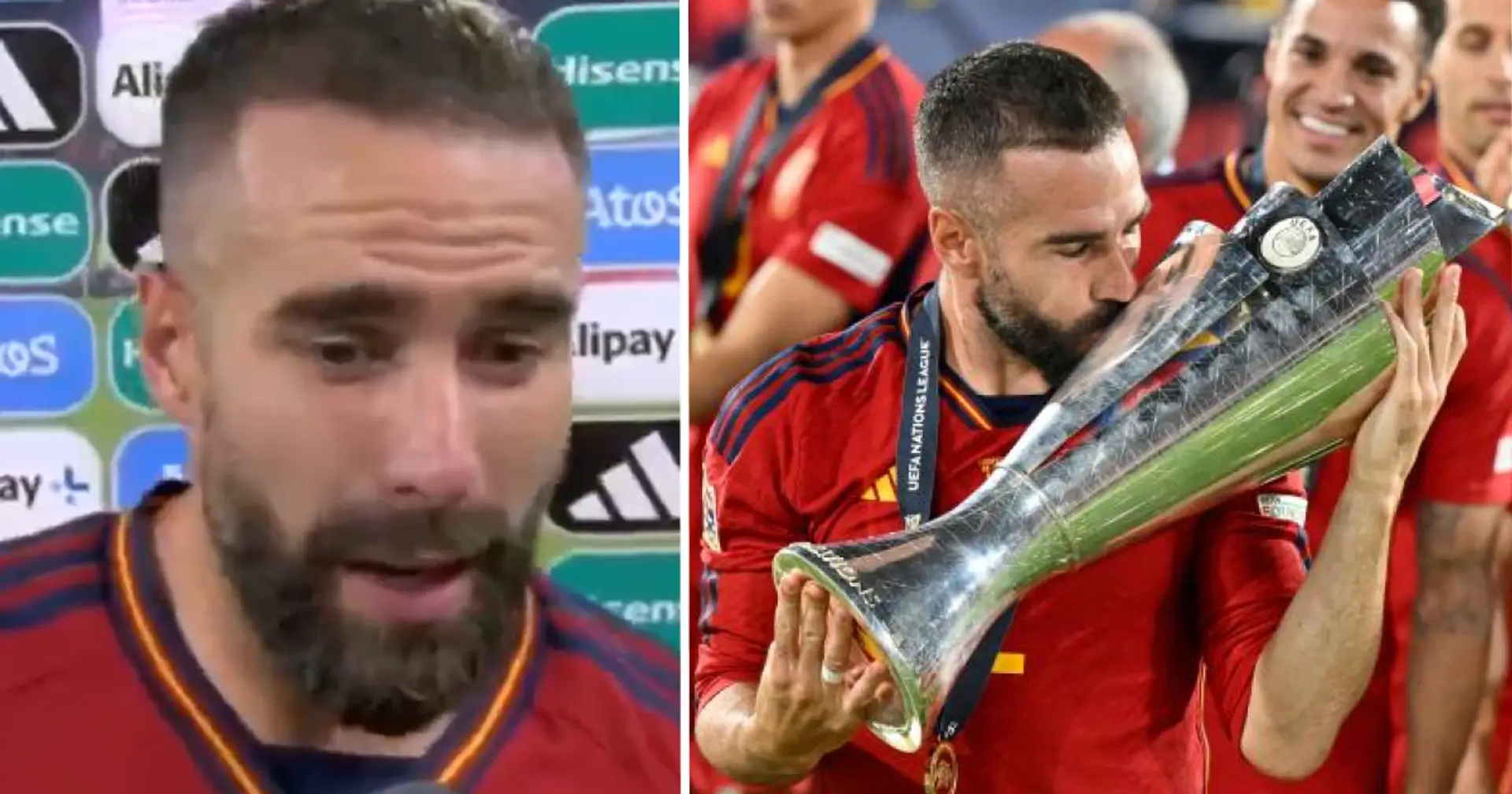 'My pregnant wife almost gave birth watching the final': Carvajal reacts to winning first title with Spain