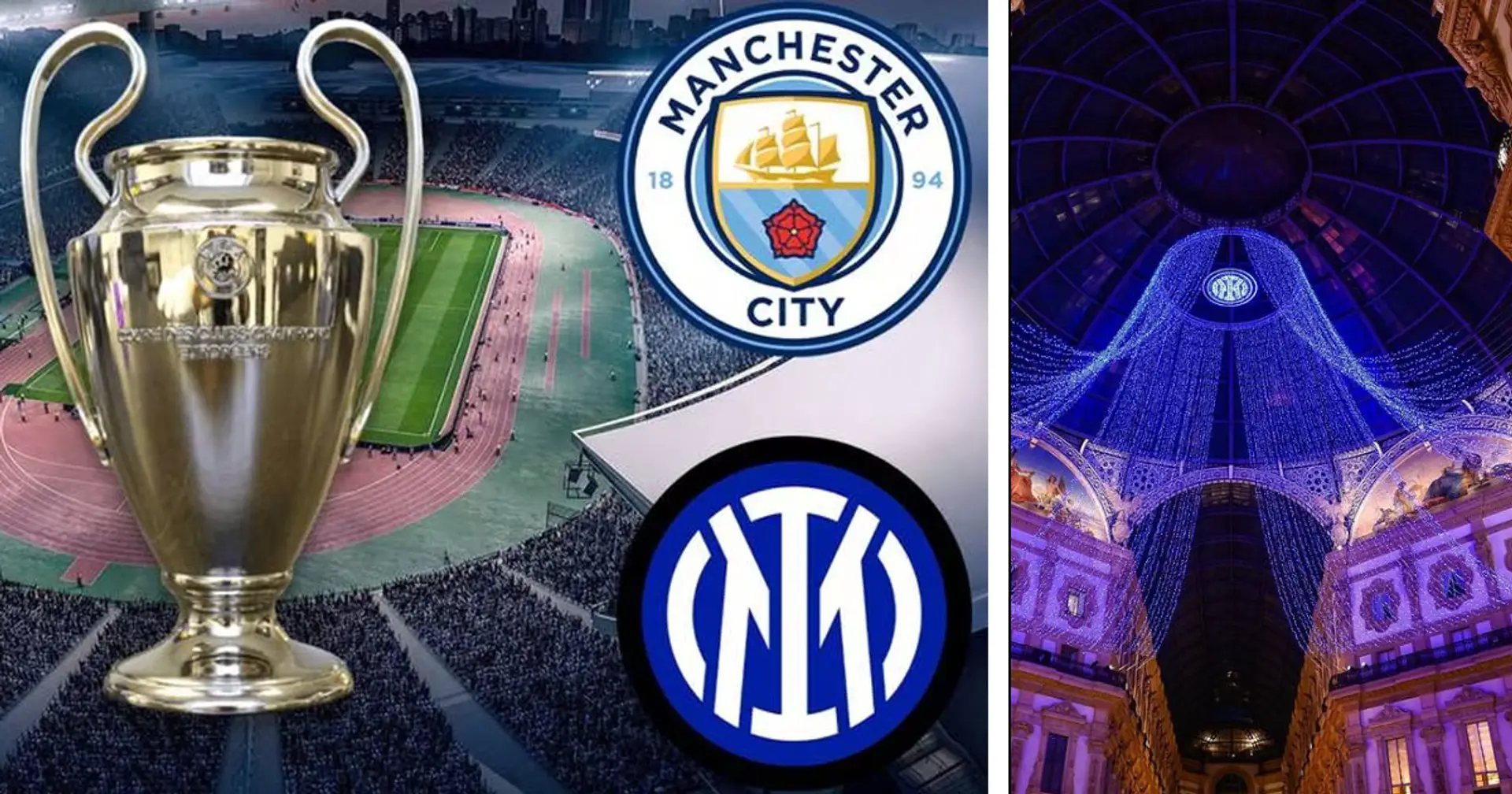 Milano si tinge di nerazzurro in vista di Manchester City-Inter: l'immagine della Cupola della galleria è spettacolare