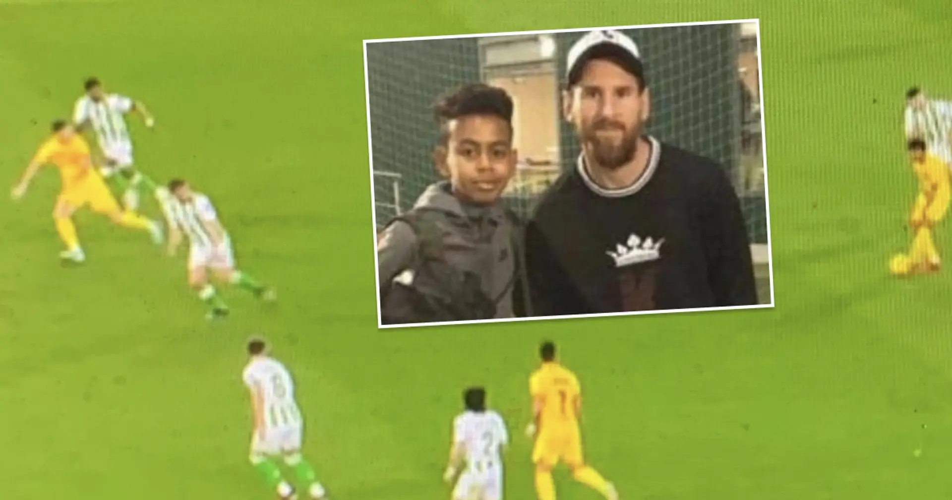 This Lamine Yamal pass v Betis proves he really got that magic Messi touch