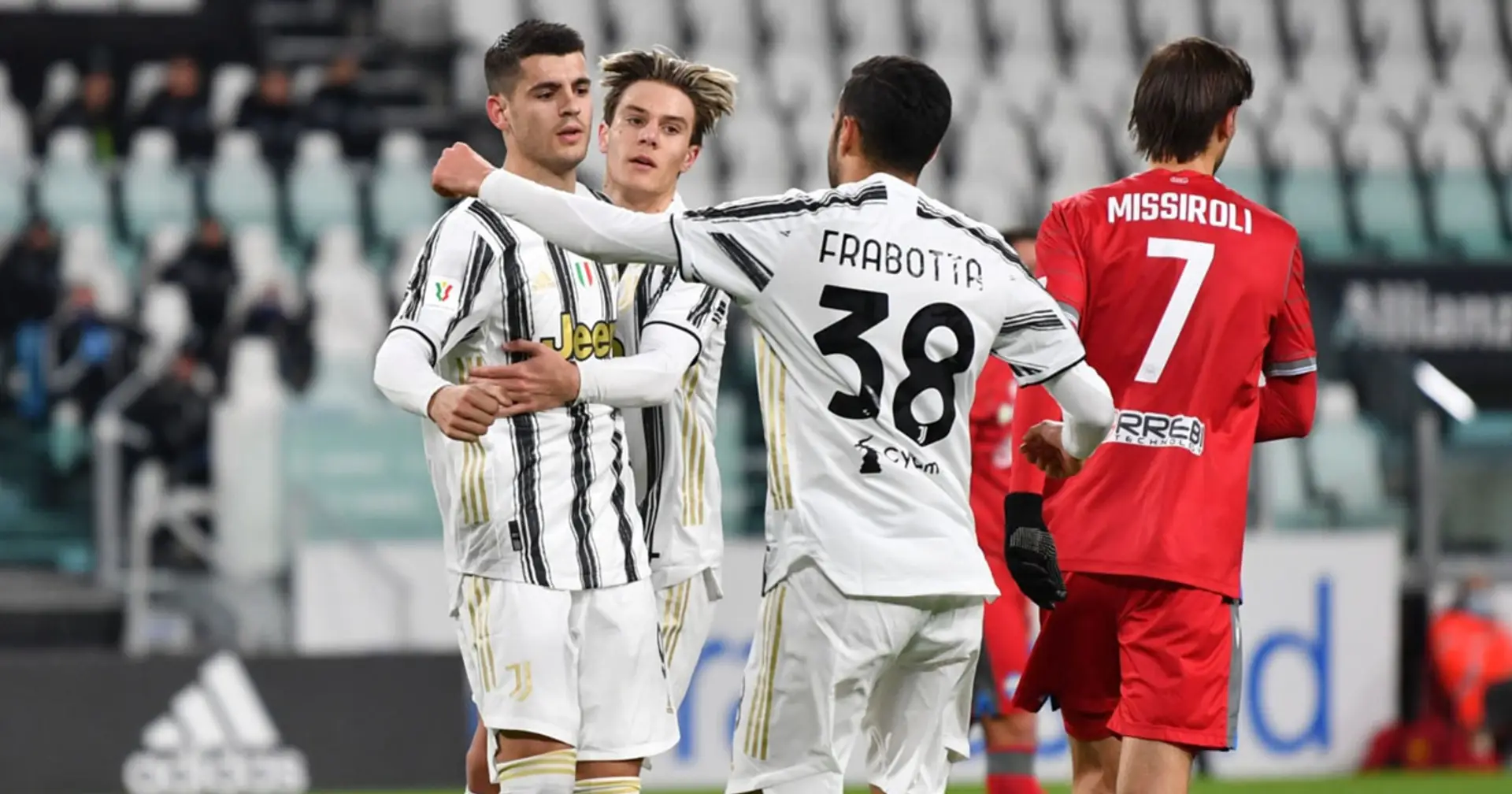HT Juventus 2-0 Spal: i primi 45' riassunti in meno di un minuto