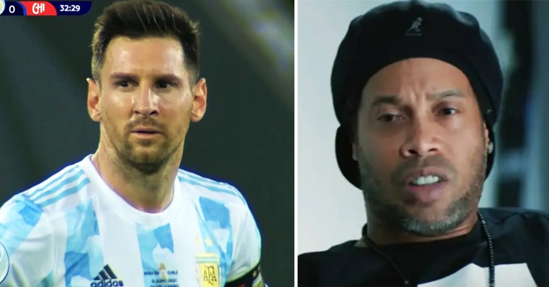 Ronaldinho explica sus sentimientos tras el triunfo de Messi en Copa América