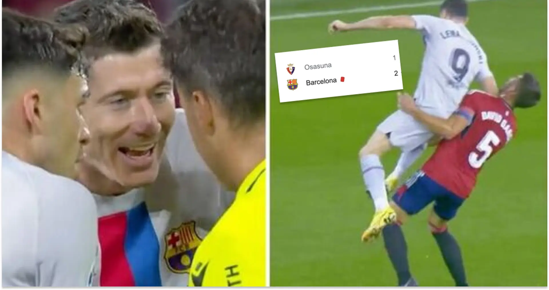 'It's too long': Lewandowski reacts to being handed three-game ban for Barca