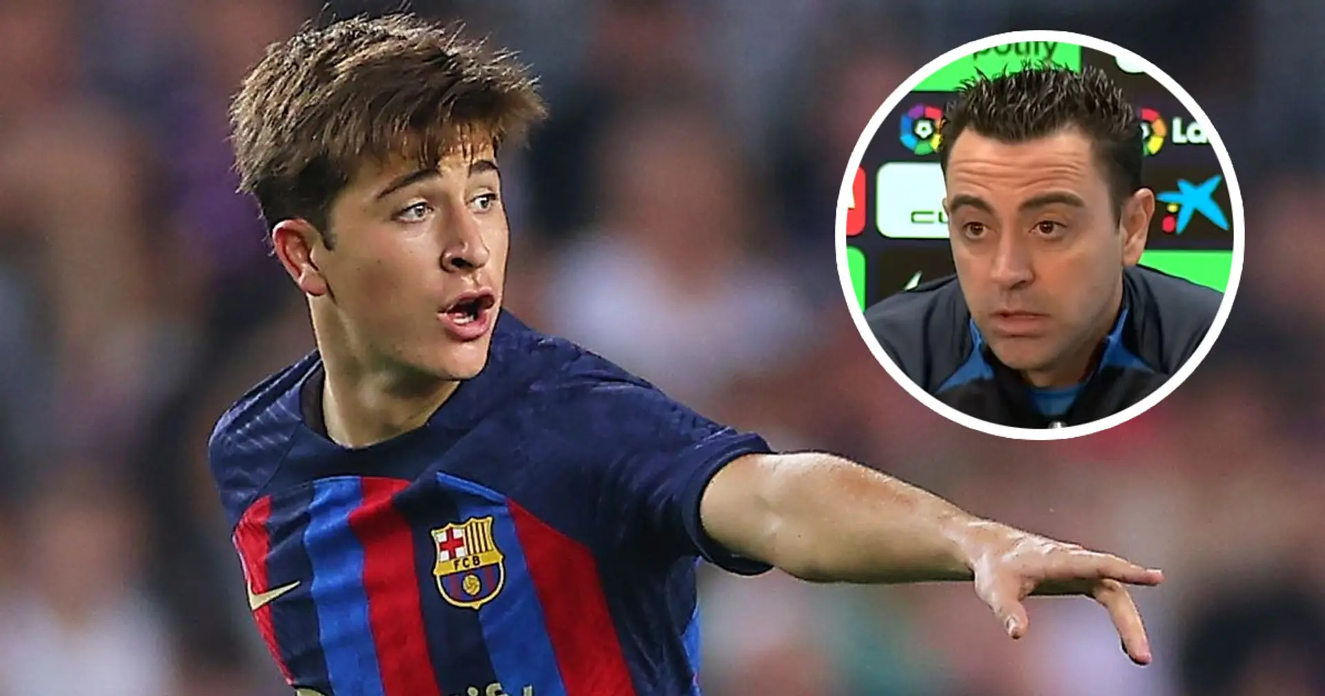 Xavi explains why Pablo Torre dropped down to Barca Atletic