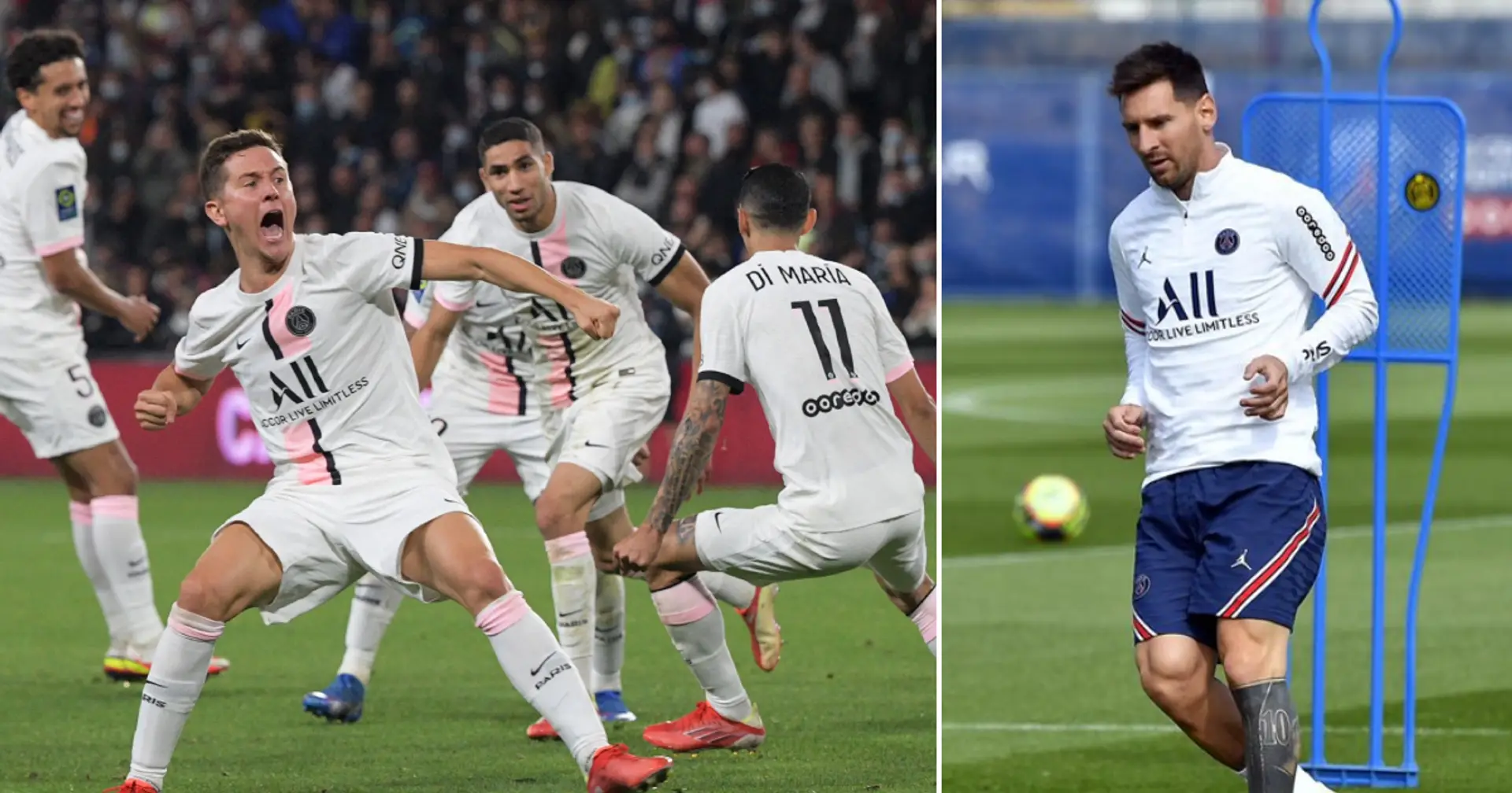 5 meilleures photos de la semaine du PSG: Messi à l'entraînement, la célébration de Hakimi et 3 autres