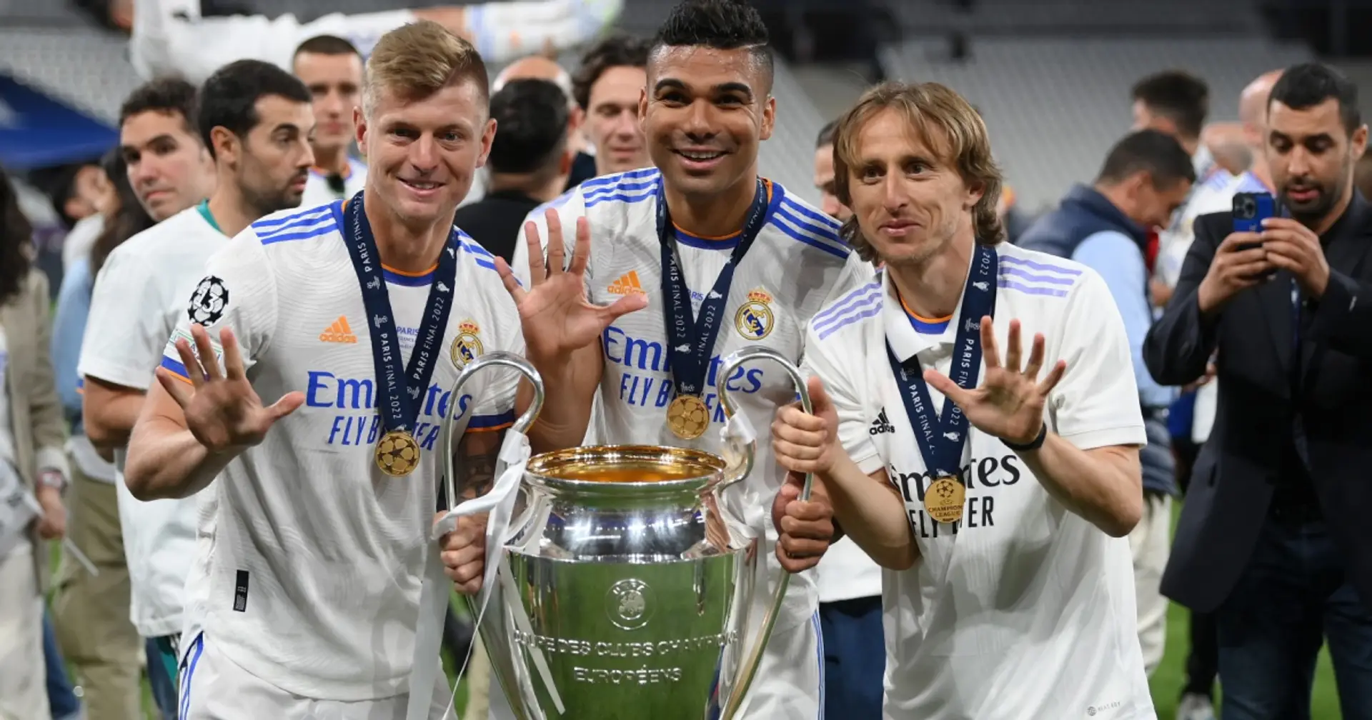 Fans asked to vote best midfield trio in history - Kroos-Casemiro-Modric come second