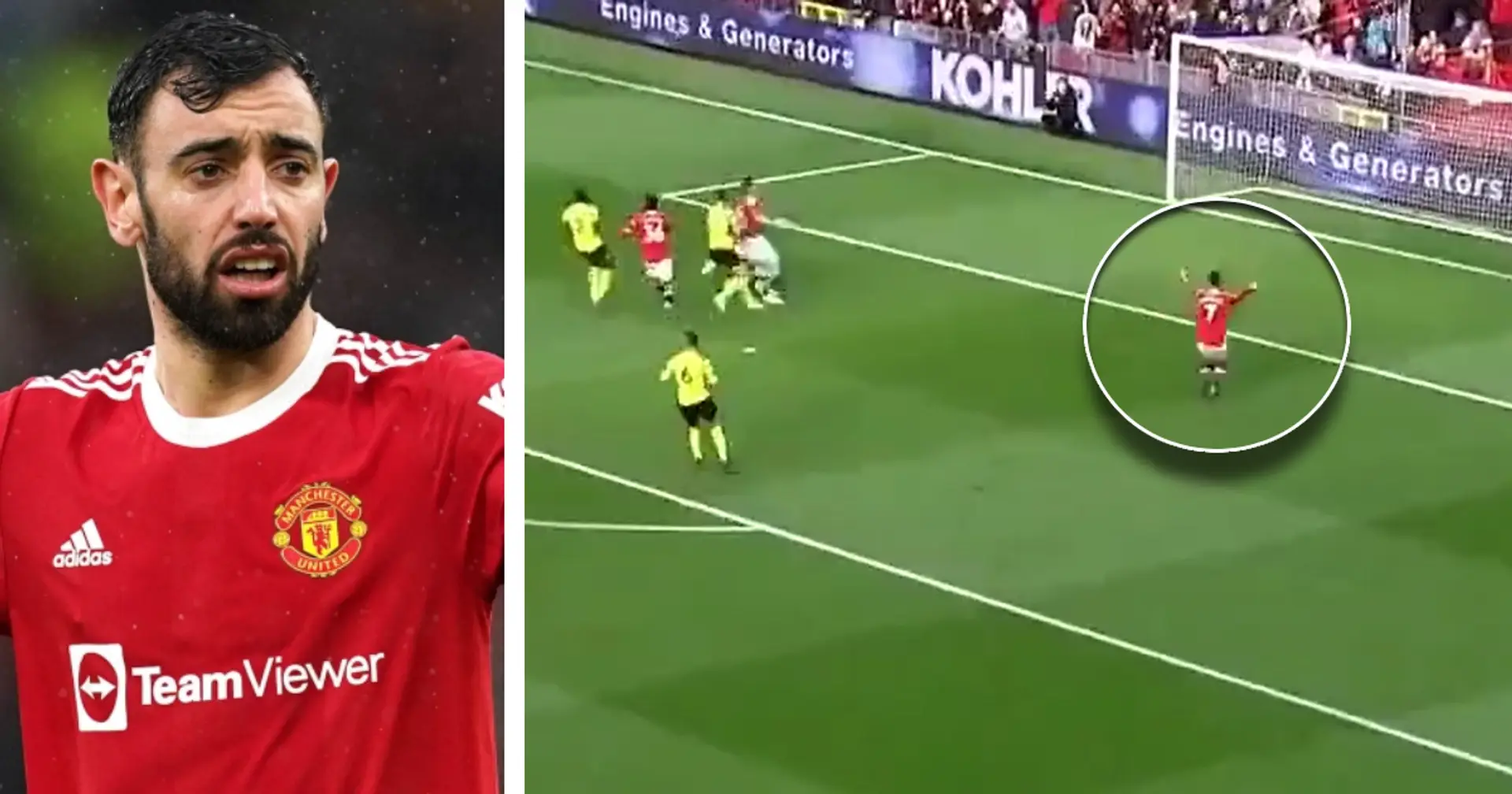 Bruno wastes chance by trying to shoot instead of passing to Ronaldo — his reaction spotted