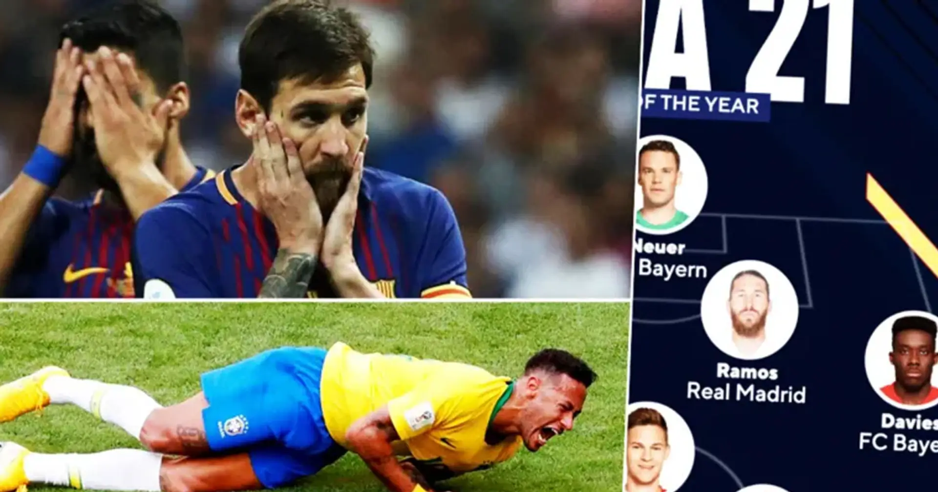 Messi perde l'XI titolare della Fifa Team of the Year per la prima volta in assoluto 