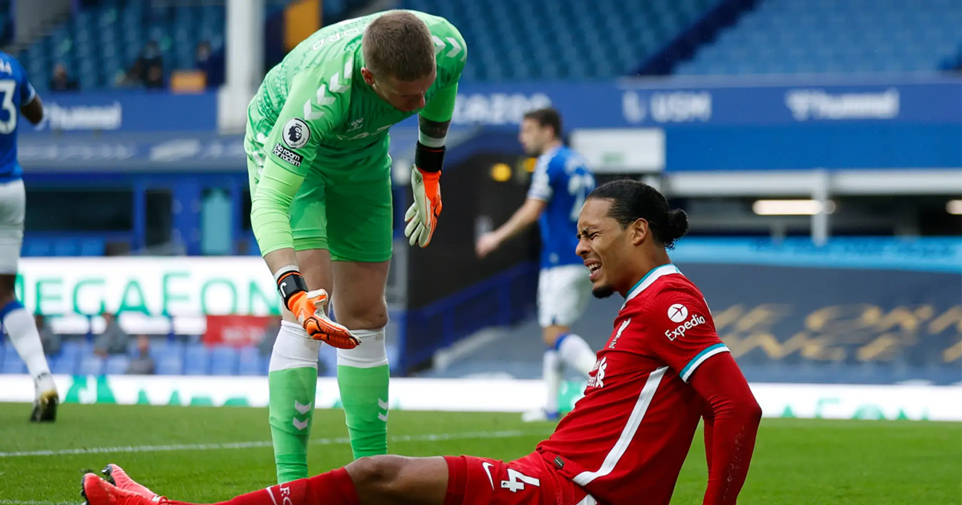 'This is an absolutely disastrous tackle': So'ton boss Hasenhuttl blasts Pickford for injuring Van Dijk