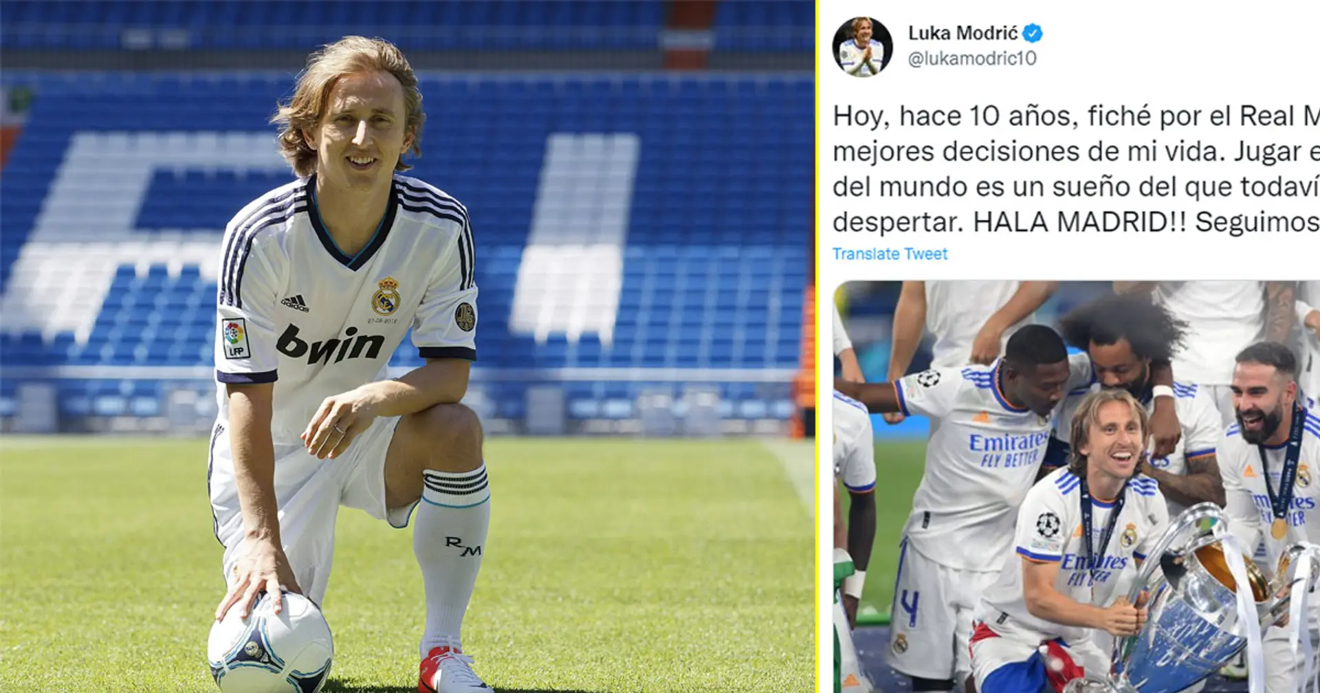 'Un sueño del que no quiero despertar': Modric celebra 10 años en el Real Madrid