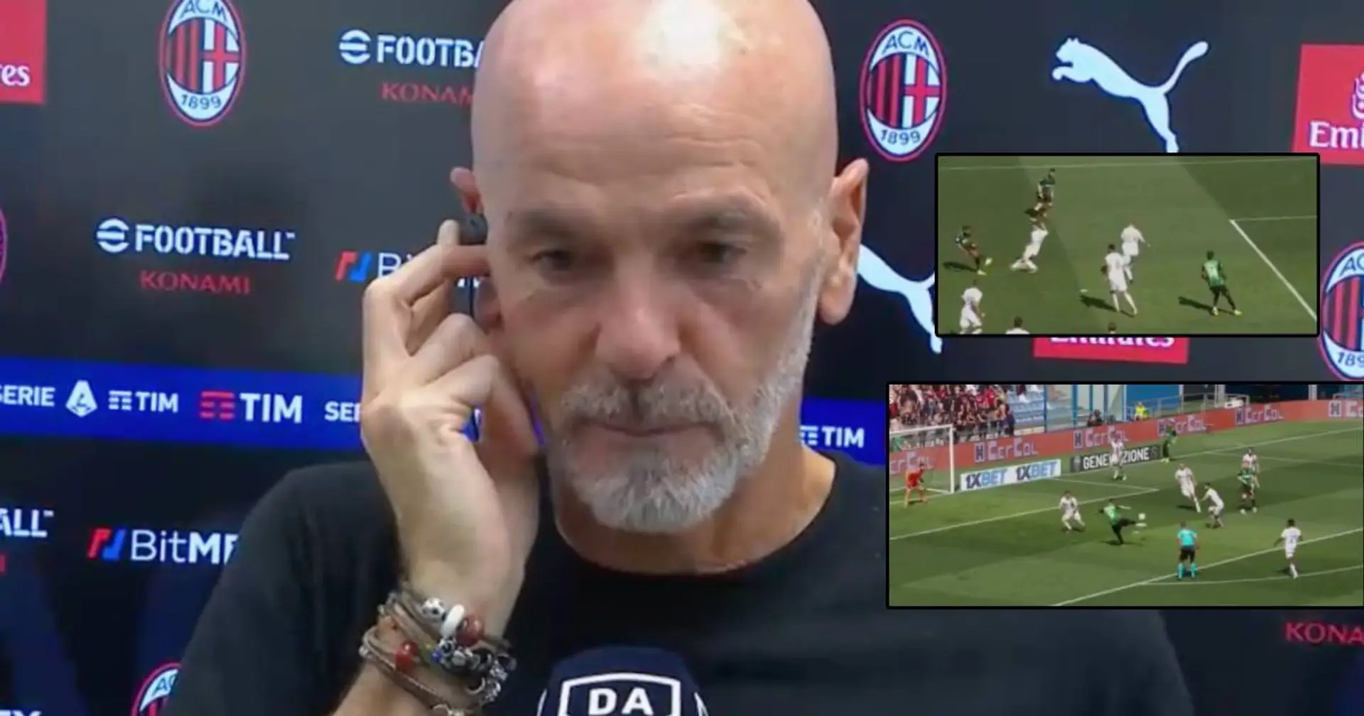 Pioli bacchetta la difesa del Milan e si rammarica: "Avessimo segnato 5-6 gol non avrebbe detto nulla nessuno"