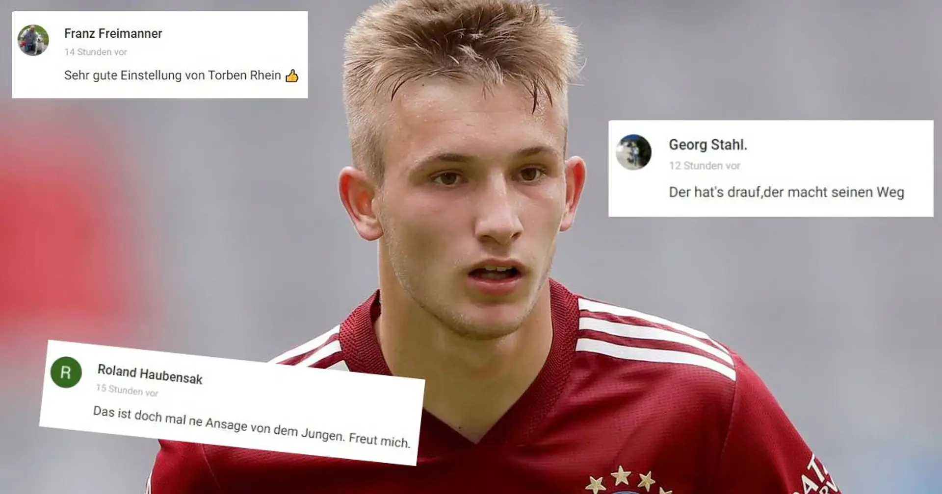"Einer, der richtig gute Flanken und Ecken schießt": Bayern-Fans hoffen auf Chance für Rhein bei Profis