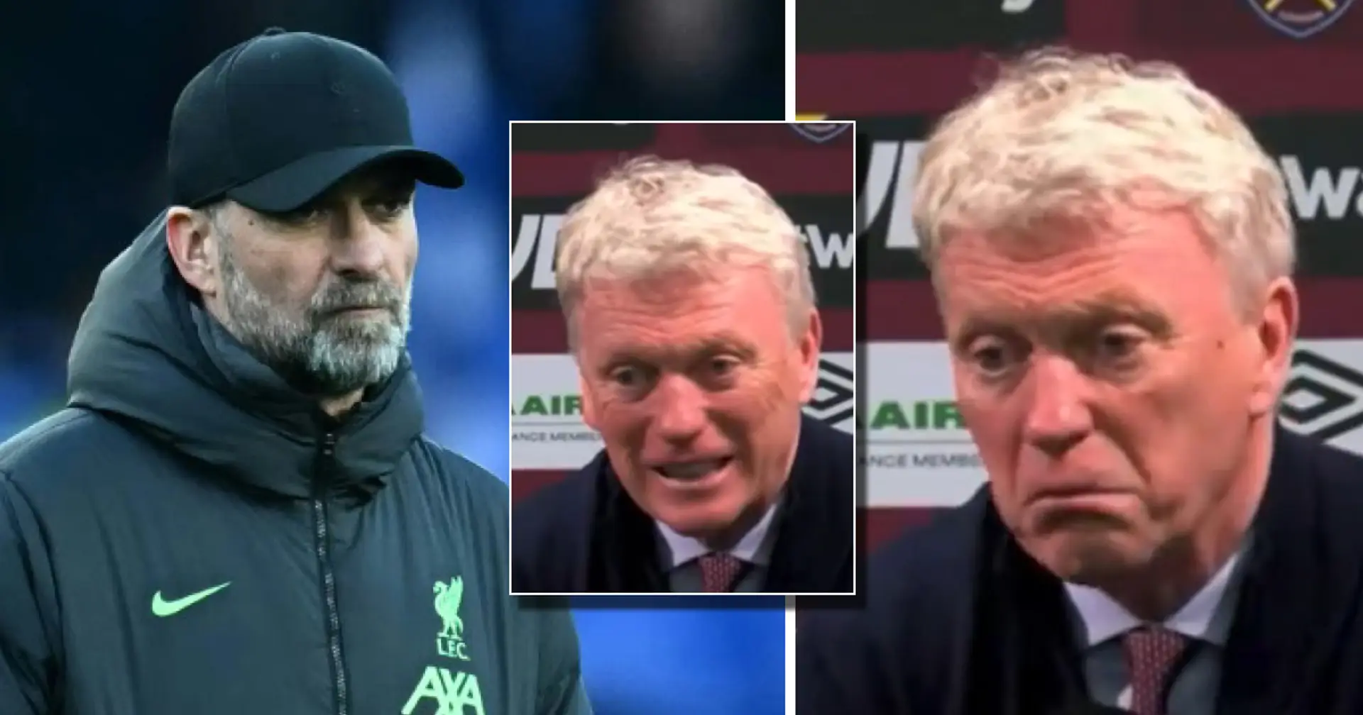 Moyes: 'I'll be glad Klopp is gone. His teeth are too bright. he's the daddy there'