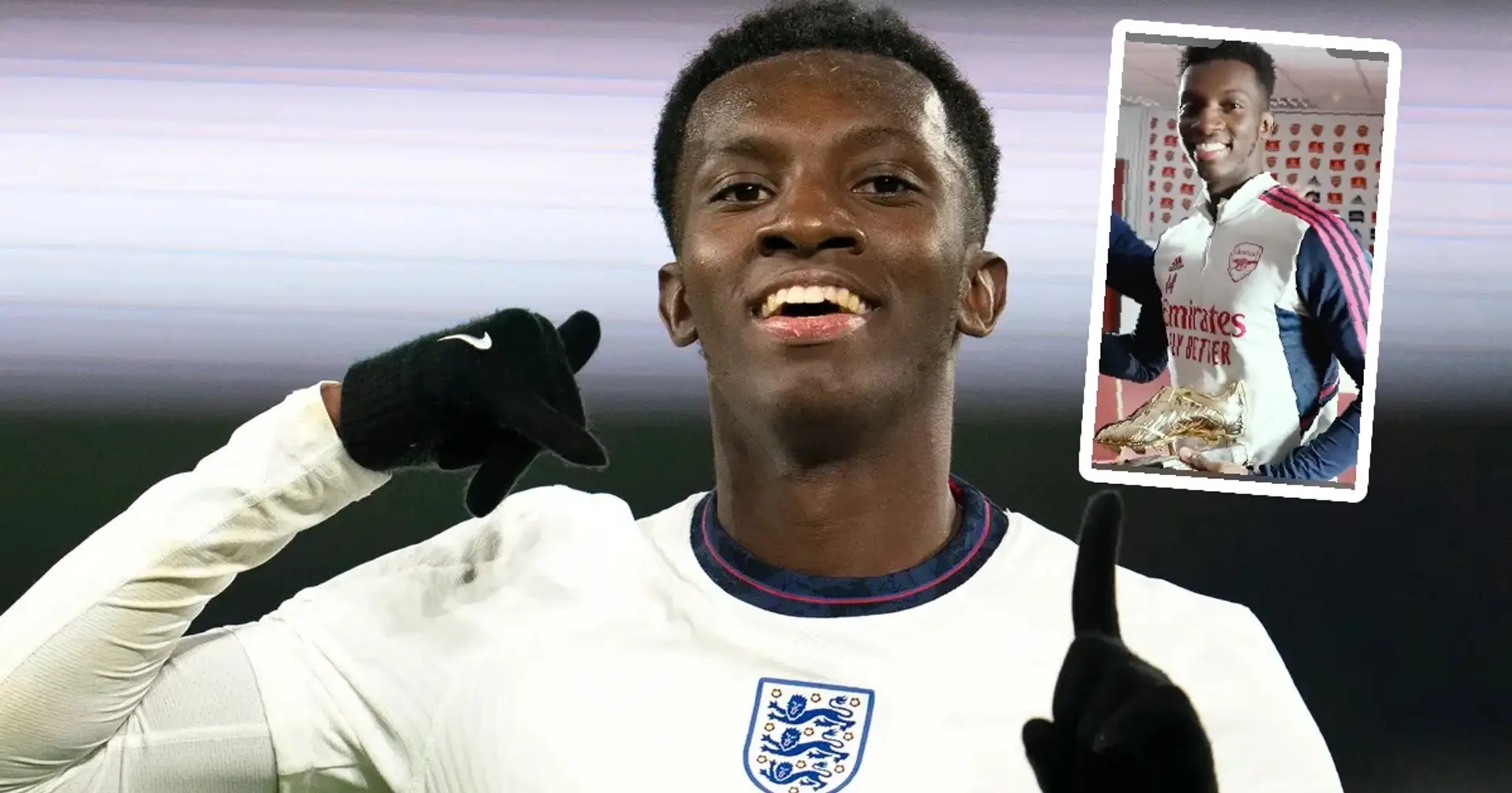 Nketiah honoured as England U-21s' all-time record goalscorer 