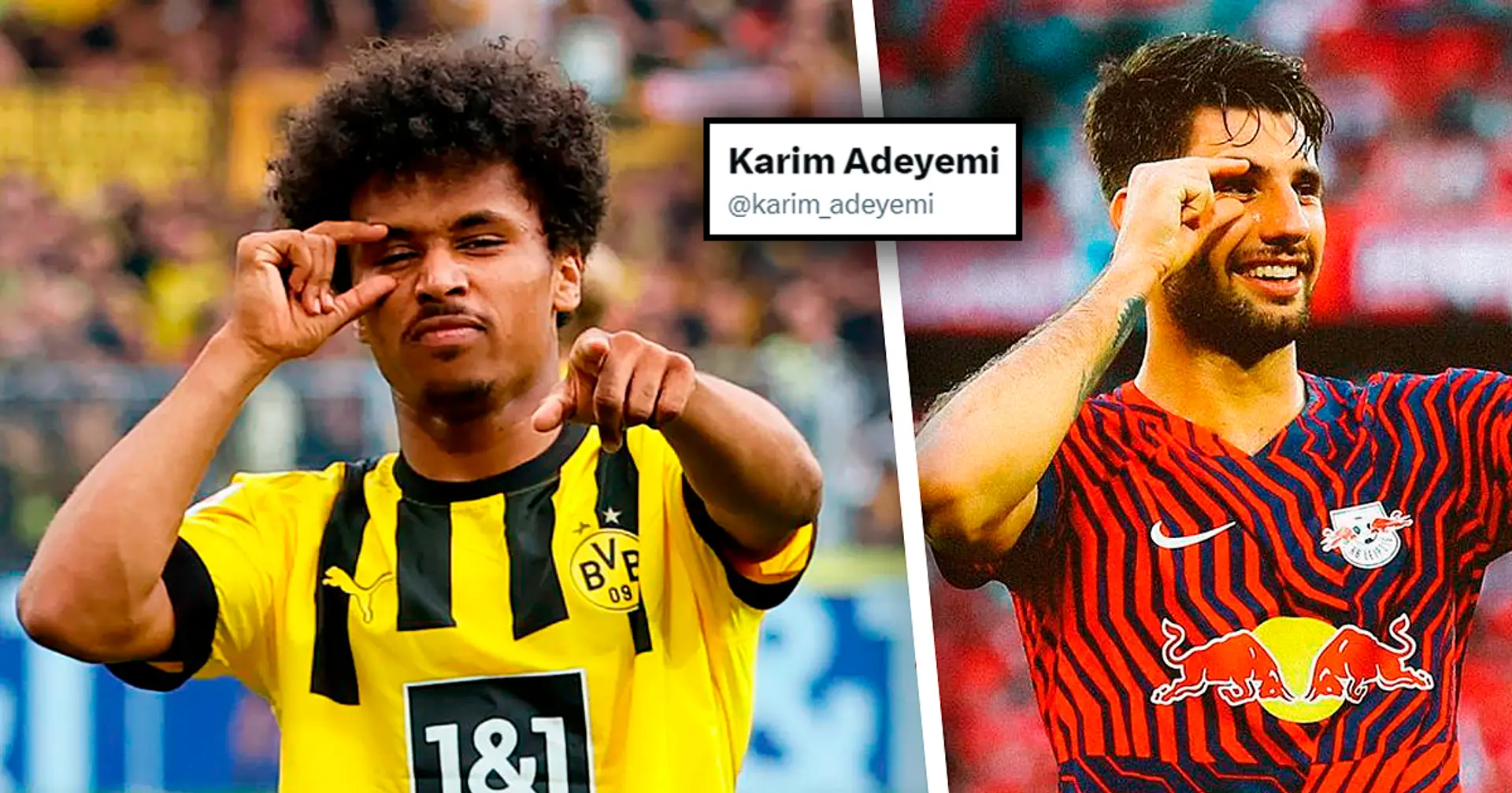 Warum Szoboszlai sein Tor gegen Bayern genauso wie Adeyemi feierte - ERKLÄRT