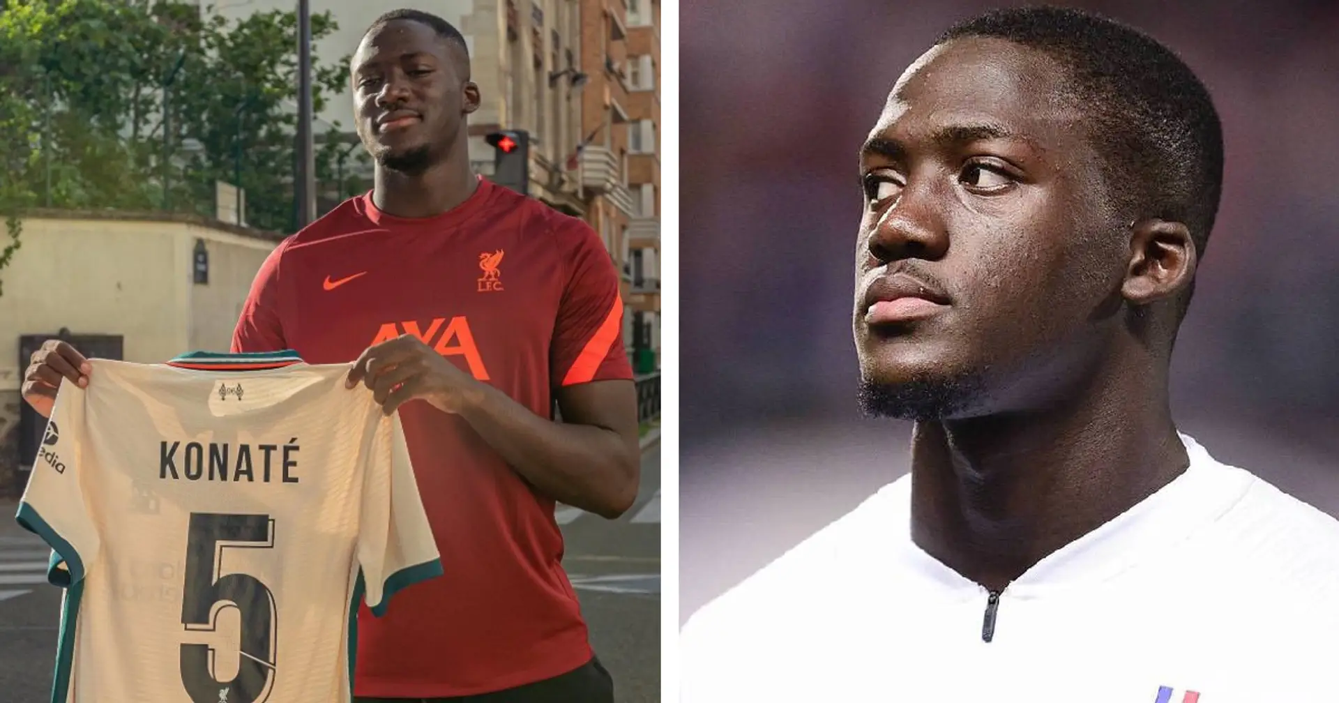3 iconic photos as Liverpool confirm Konate's No. 5 jersey 