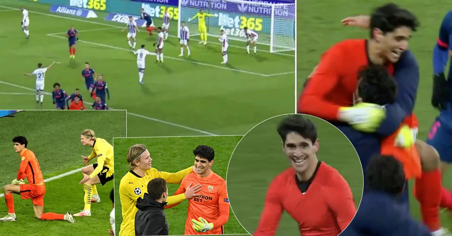 Sevilla goalkeeper Bono scores a dramatic 94th min goal after chat with Erling Haaland