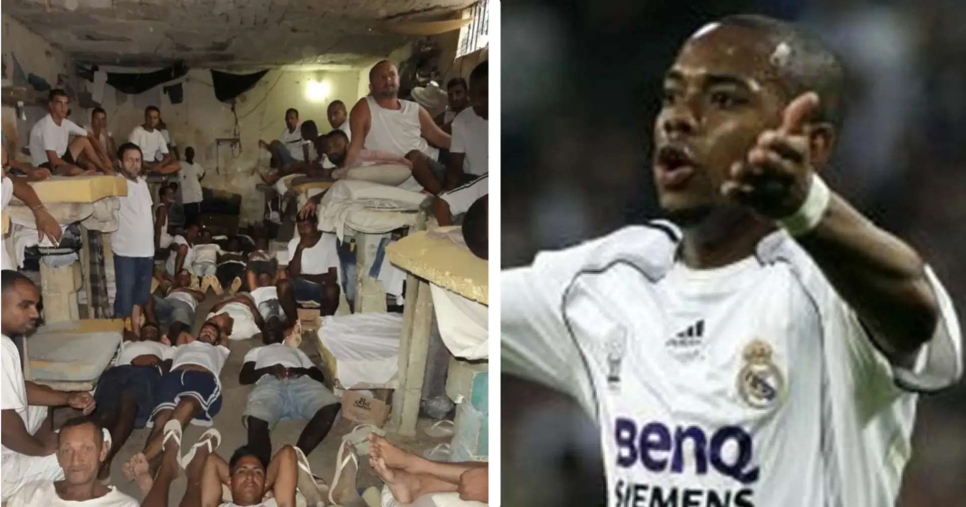 8-metre cell full of murderers, first football match: Robinho's living conditions in prison revealed