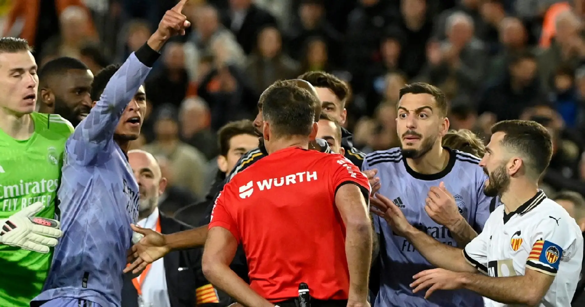 Quelle sanction attend l'arbitre Gil Manzano suite à la controverse lors du match Valence-Real Madrid ?