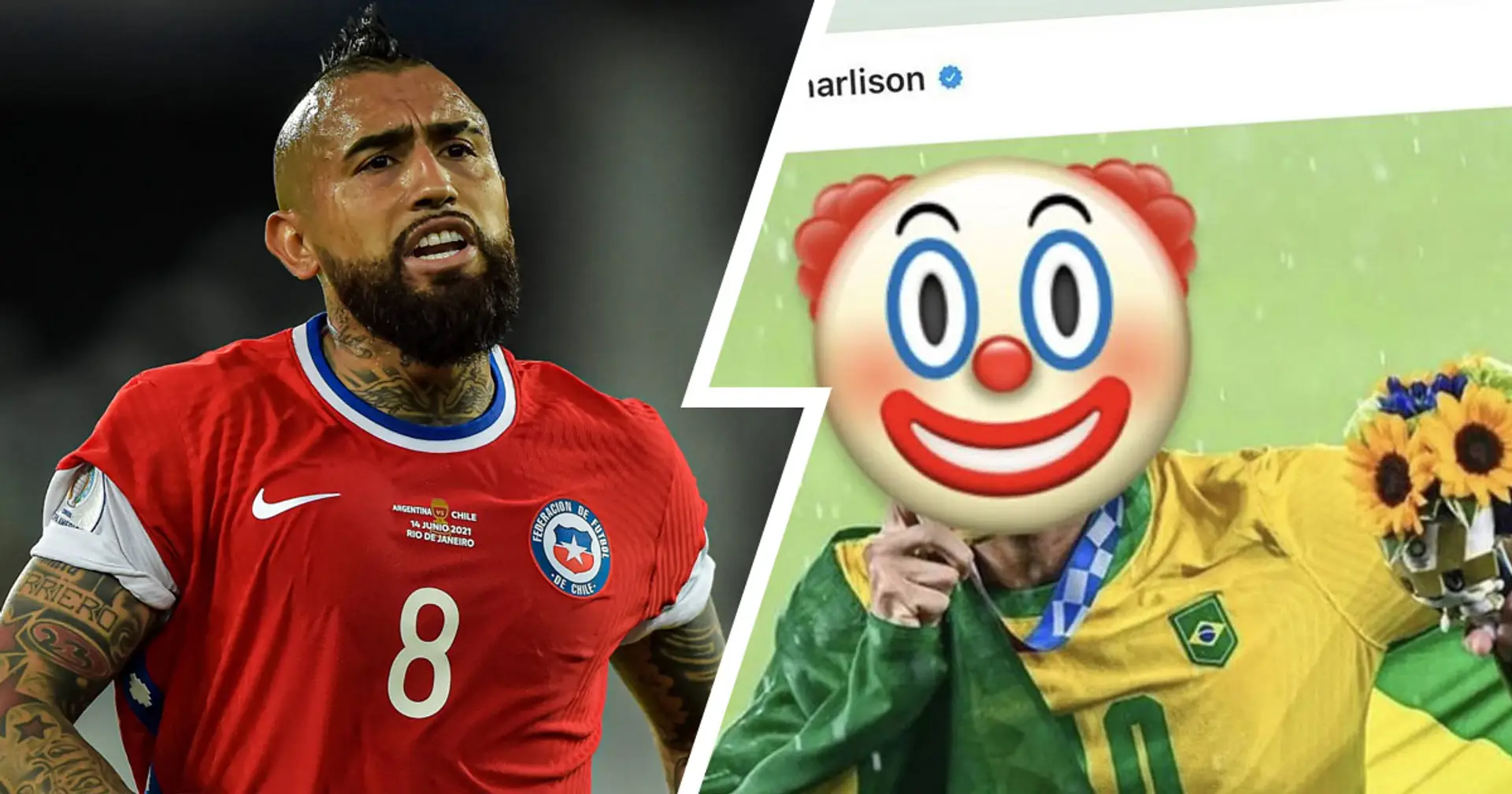 Arturo Vidal calls Brazil star a 'clown' after insulting head coach
