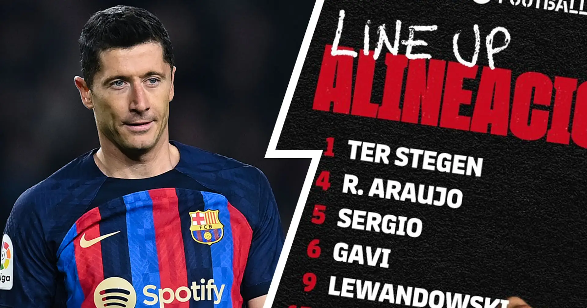 OFFICIAL: Barcelona XI v Real Madrid unveiled