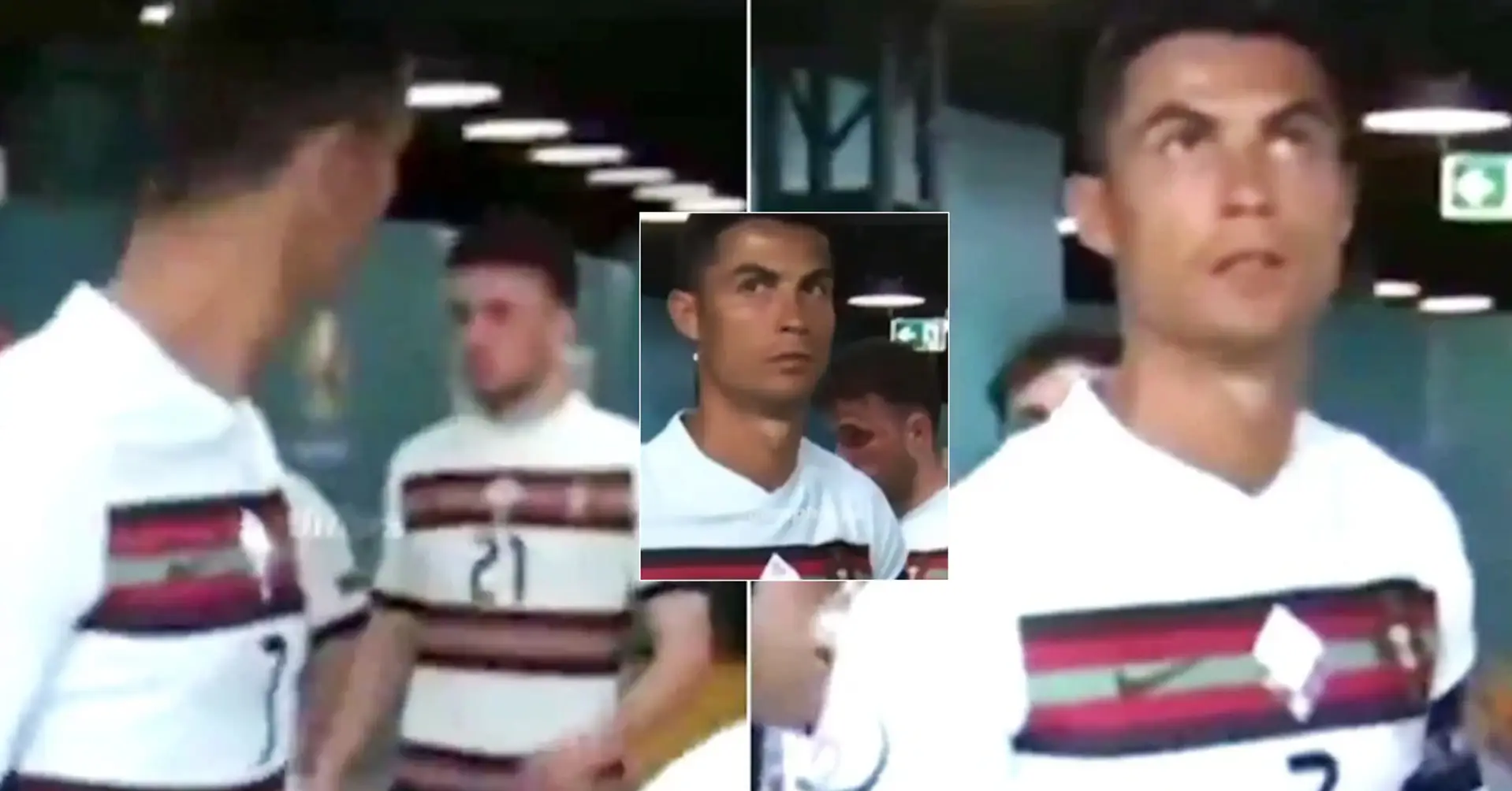 ‘Disgusting’. Cristiano Ronaldo’s angry reaction to Diego Jota in the tunnel caught on camera