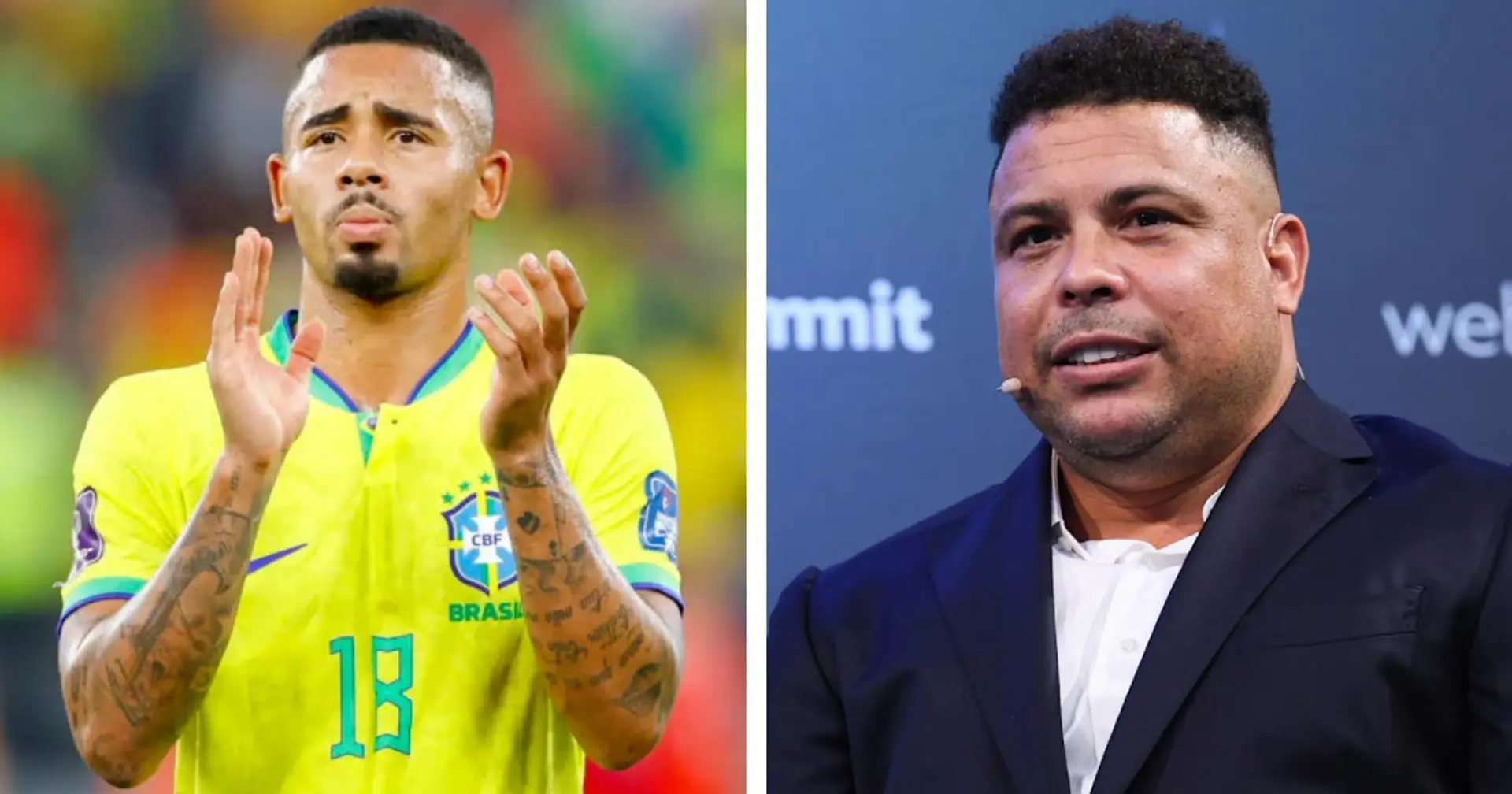 'The goals will come out naturally': Ronaldo Nazario backs Gabriel Jesus to deliver for Brazil