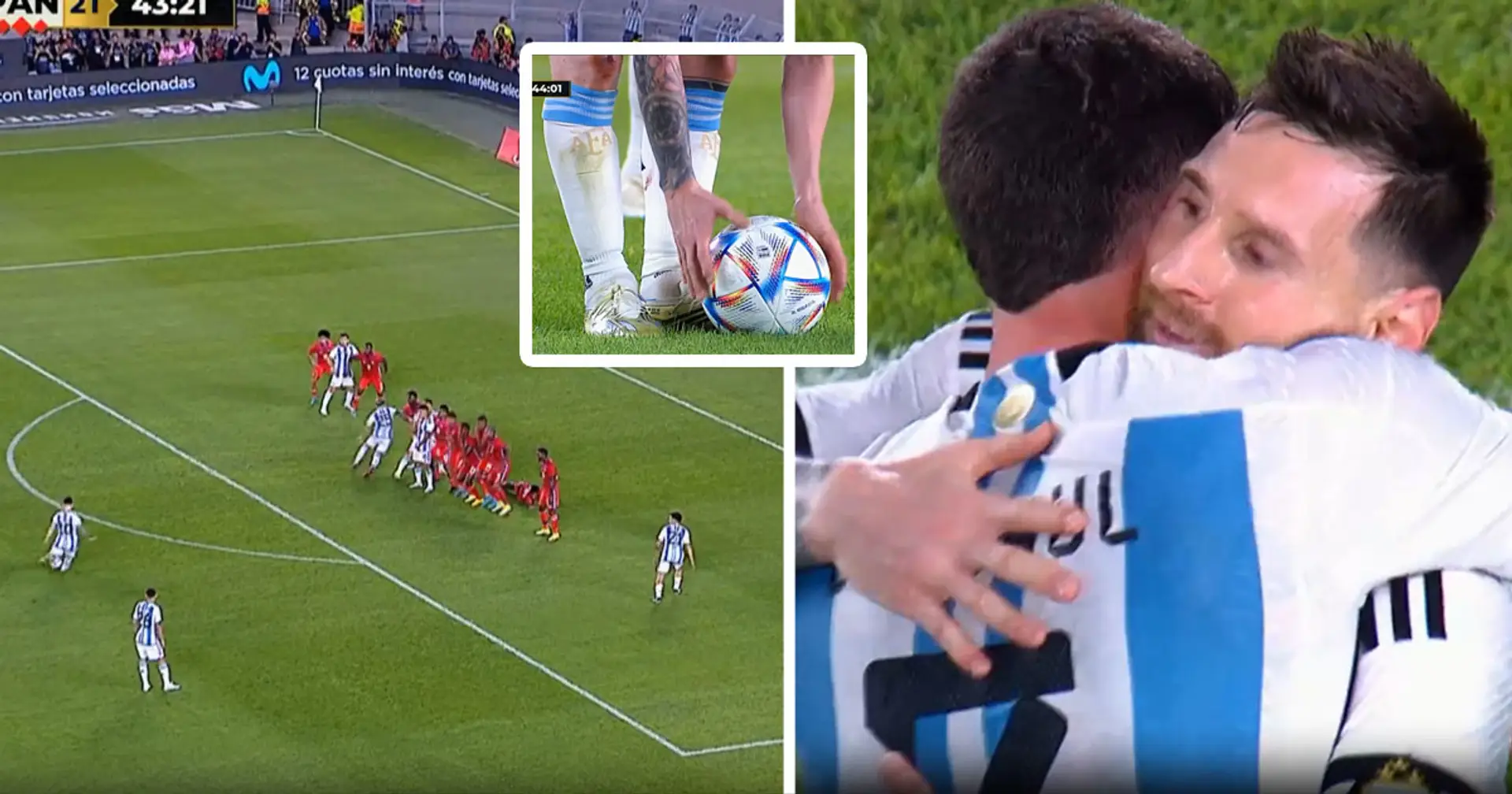 Messi marca el gol número 800 de su carrera con un impresionante tiro libre para Argentina (video)