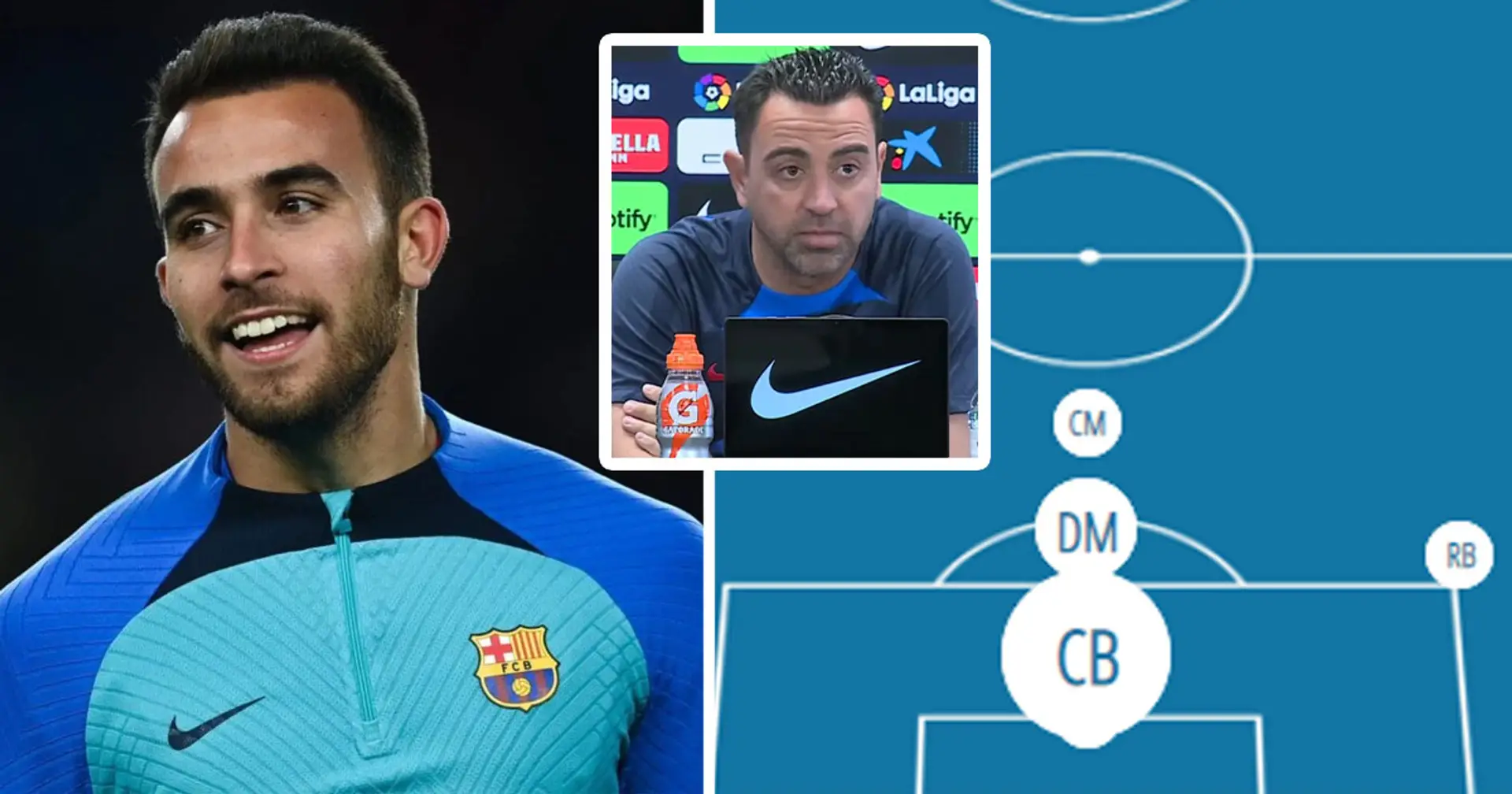 "Il pourrait s'y adapter parfaitement": Xavi confirme son intention d'utiliser Eric Garcia au milieu de terrain, le compare à une icône du Barca