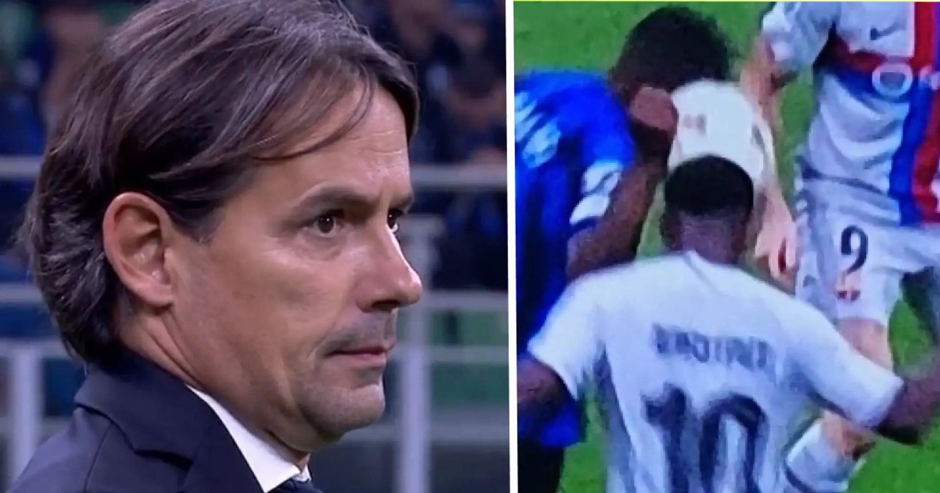 La réaction d'Inzaghi au penalty "clair" contre le Barça avant que l'examen du VAR ne soit repéré