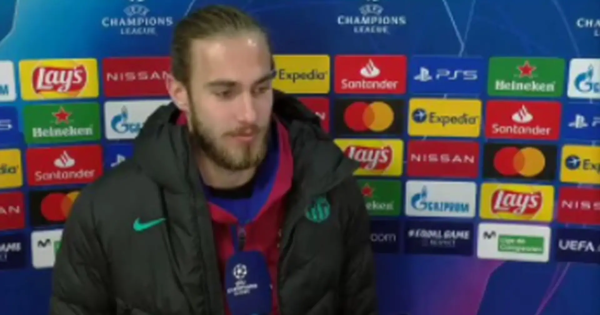 Mingueza: 'Sé que soy un jugador del Barça B, pero intentaré ayudar al primer equipo en lo que sea'