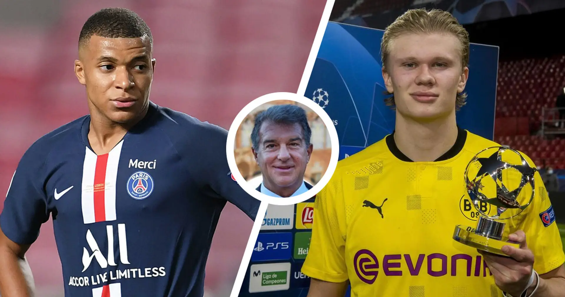 Laporta: 'Haaland and Mbappe? With me, Barca will be able to sign the most interesting players on the market'
