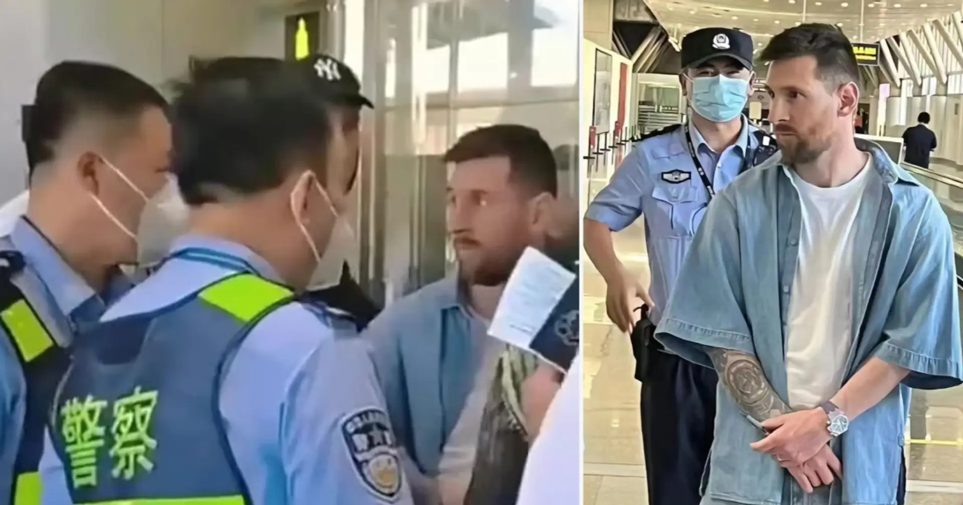 Spotted: Leo Messi detained by Chinese police