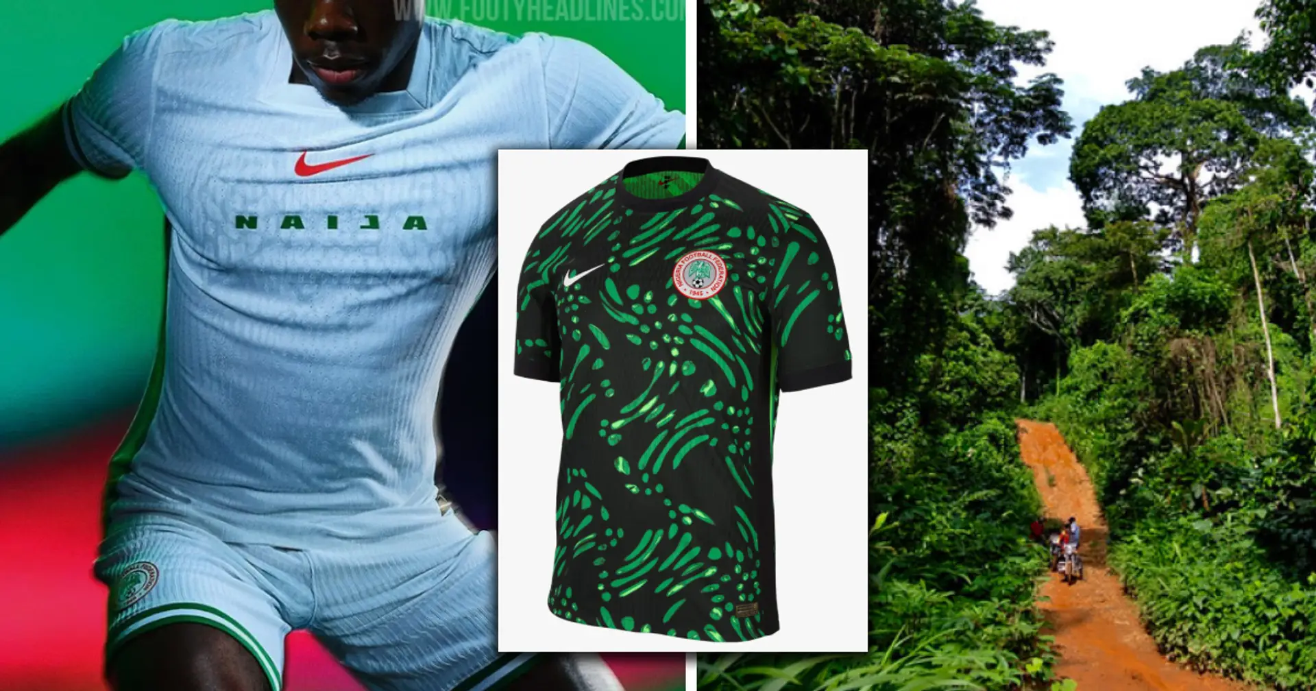 Nigeria 2024 home & away kits released: One is inspired by Nigerian rainforests 