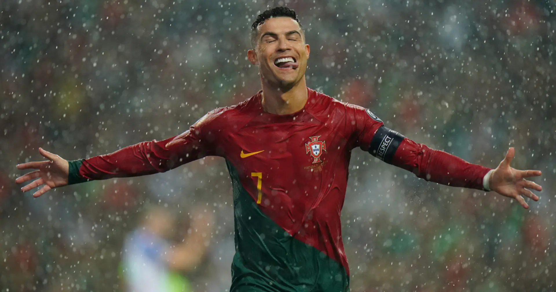 Cristiano Ronaldo takes on the challenge from Porto's president