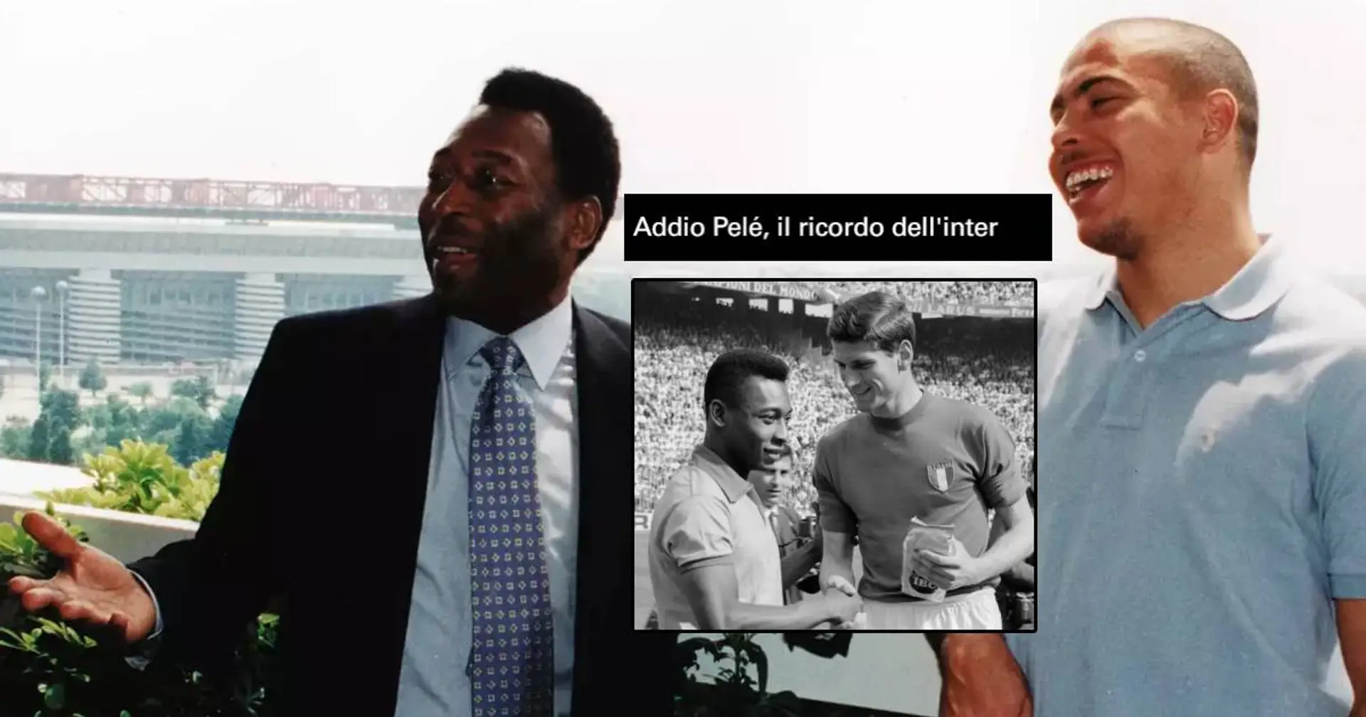 "Hai fatto sognare un intero popolo e rivoluzionato il calcio", il commosso saluto dell'Inter al leggendario Pelé