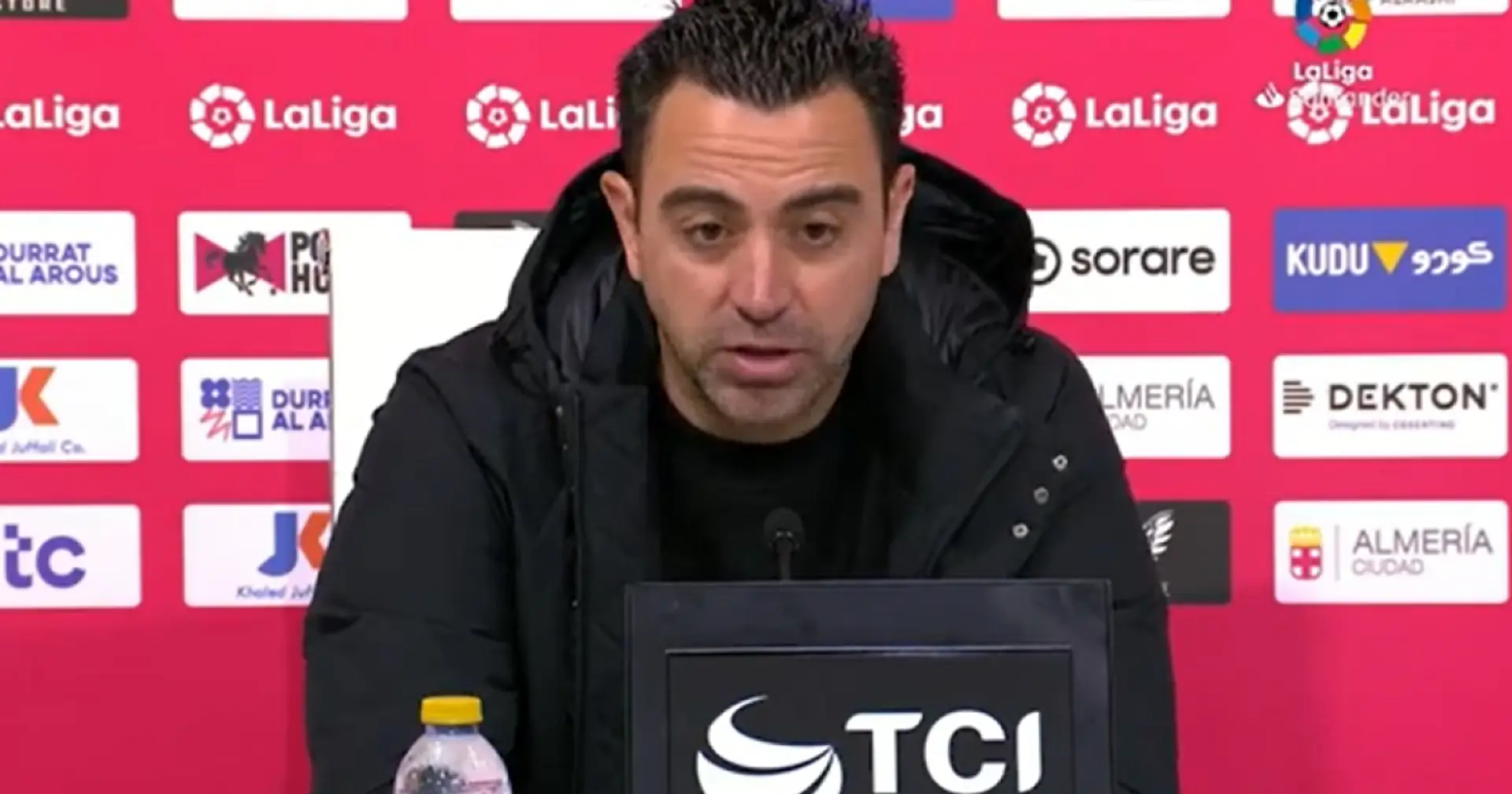 Xavi qualifie la défaite d'Almeria de "pire match de la saison" et explique pourquoi il était en colère contre les joueurs