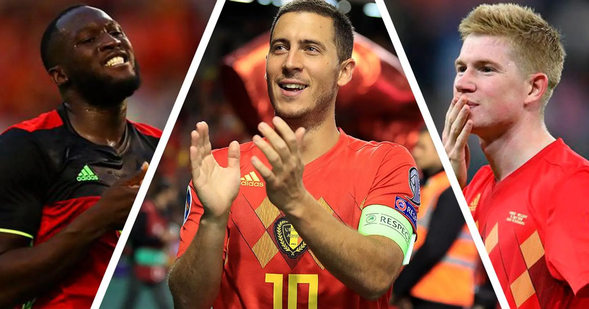 Hazard bat De Bruyne et Lukaku nommé l'icône ultime à l'occasion des 125 ans de la Belgique