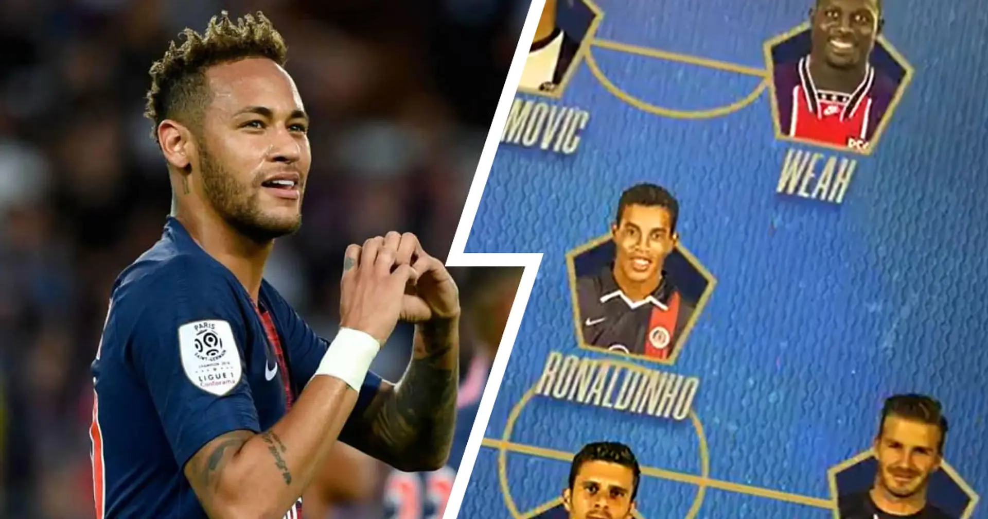 Neymar dévoile son onze de légende au PSG avec seulement 3 joueurs hors période qatarie