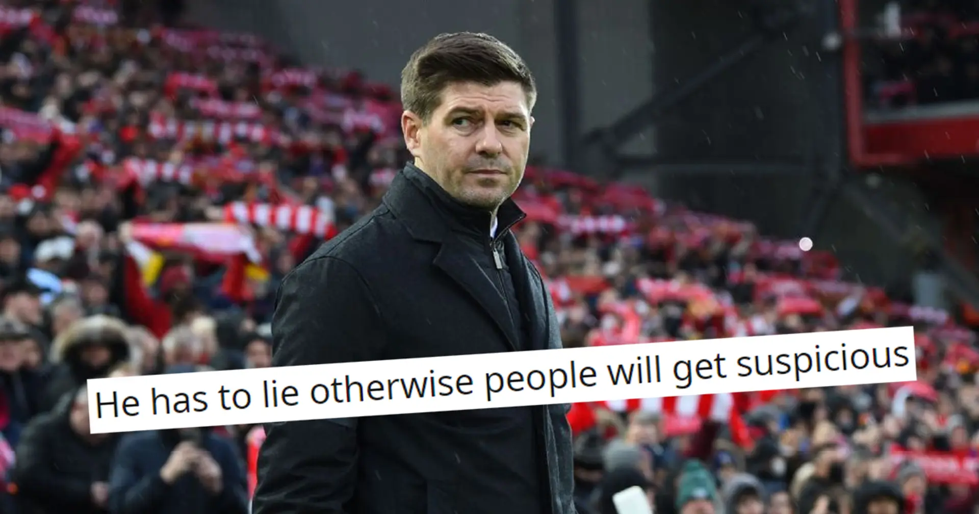 'Didn't take long to start moaning', 'pretend you didn't say that': LFC fans react as Gerrard complains about penalty