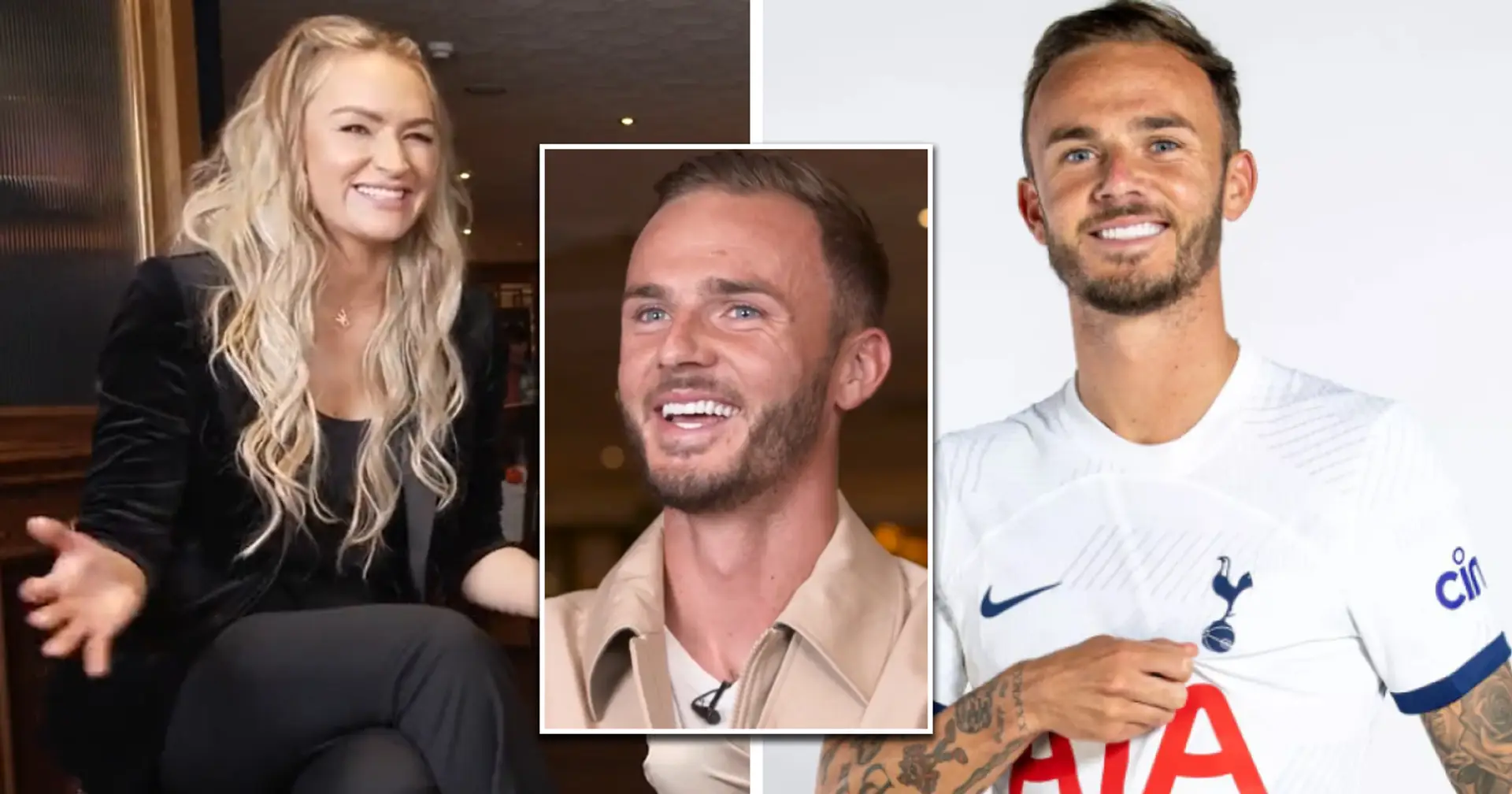 'Arsenal fan, in case you didn't know': Laura Woods aims dig at Tottenham during James Maddison interview