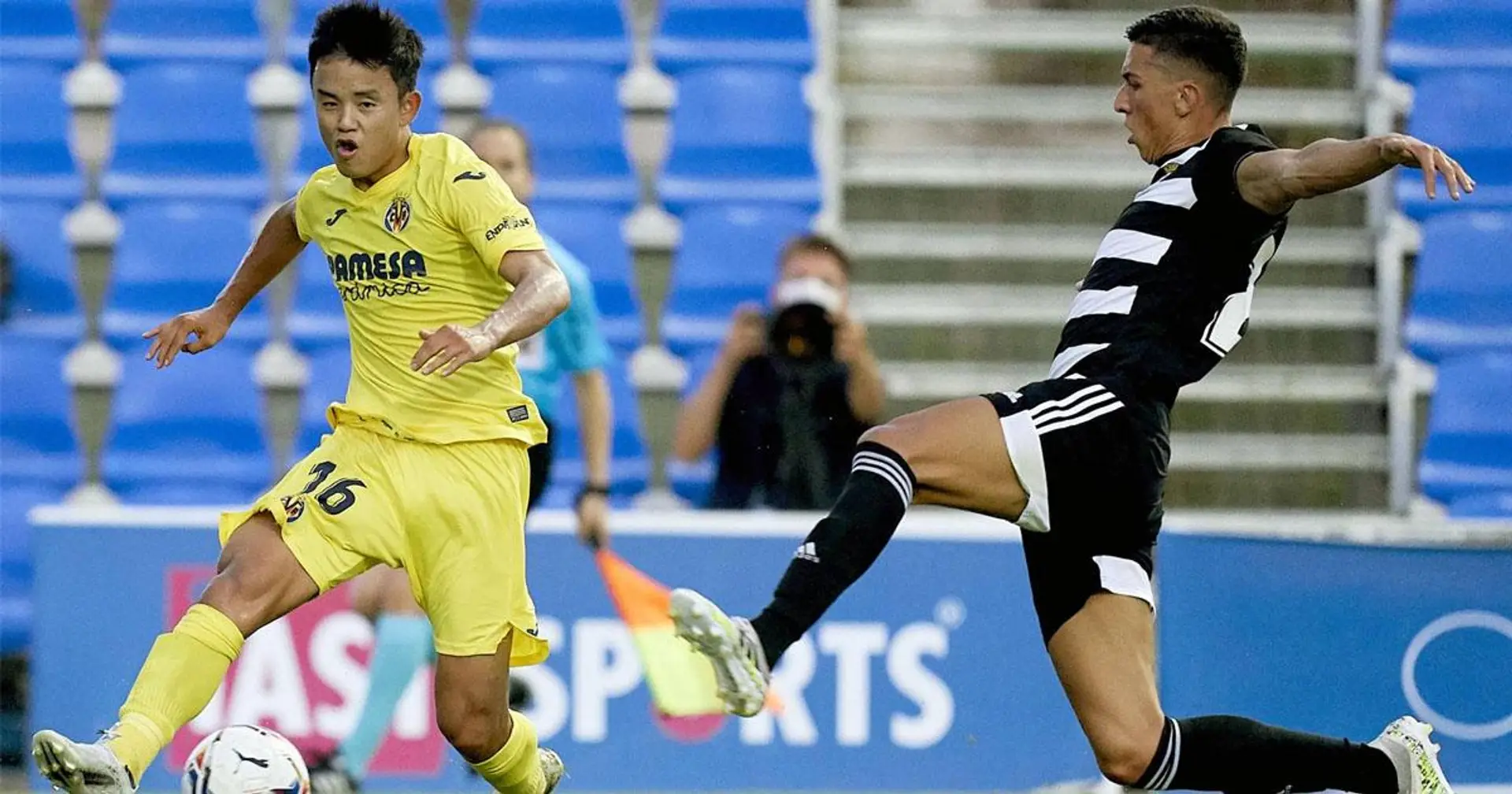 Kubo debuta en el Villarreal en un amistoso antes del inicio de LaLiga