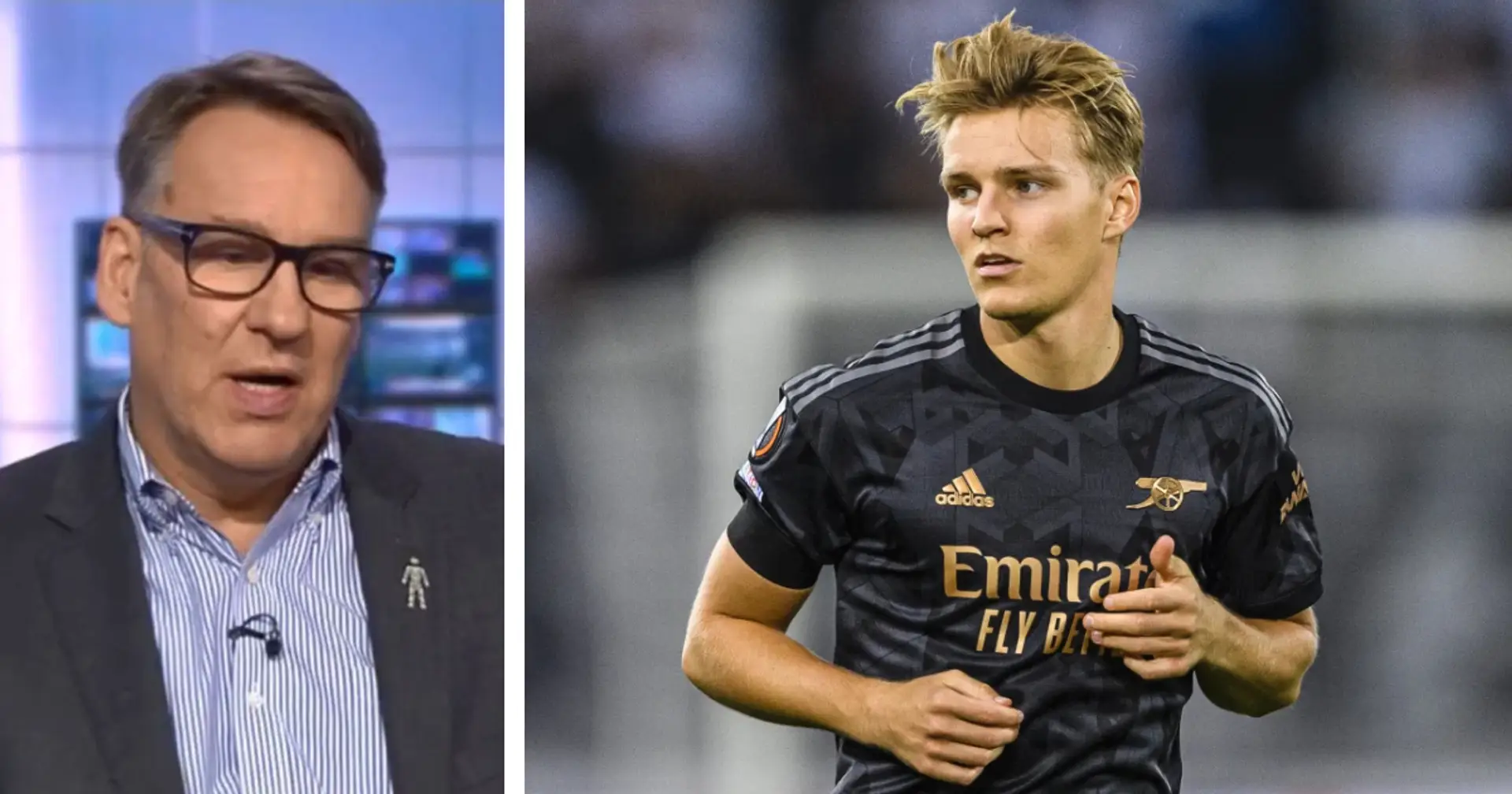 'Another level': Paul Merson compares Martin Odegaard to Bruno Fernandes, Mason Mount and Phil Foden