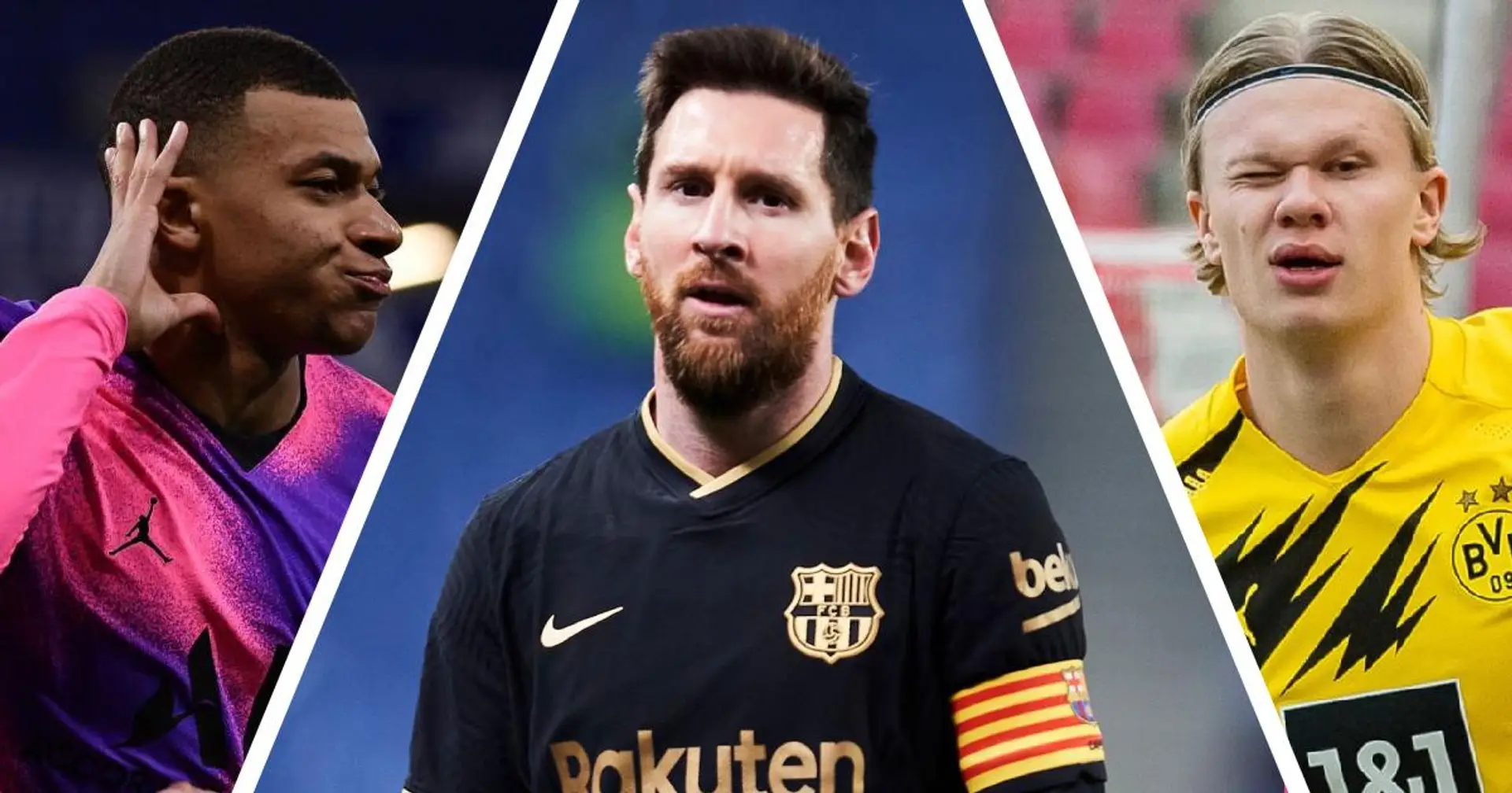 Carrera de la Bota de Oro europea: Messi, Mbappé, Cristiano y Haaland igualados en 25 goles